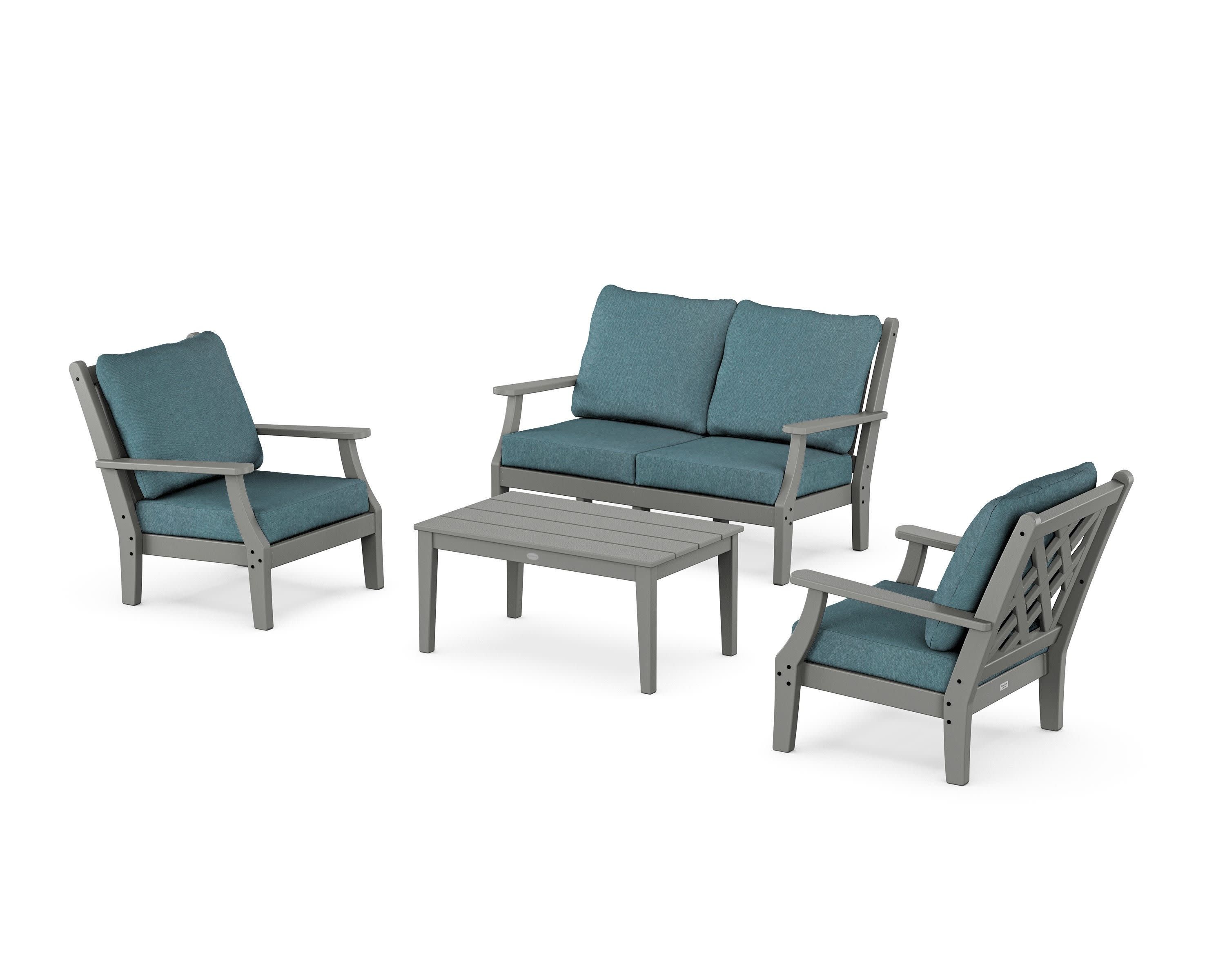 Wovendale 4-Piece Deep Seating Set with Loveseat - Image 7