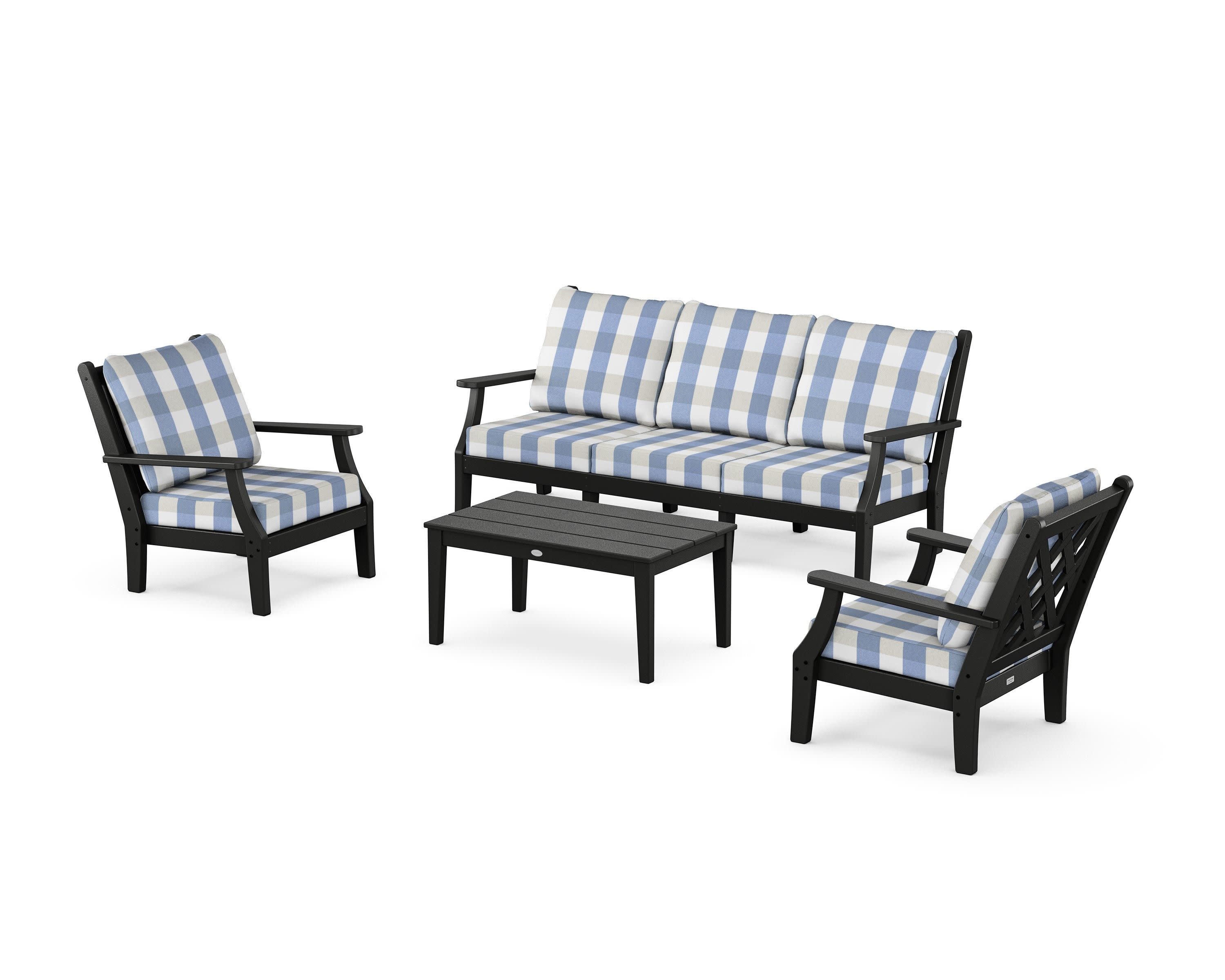 Wovendale 4-Piece Deep Seating Set with Sofa - Image 13