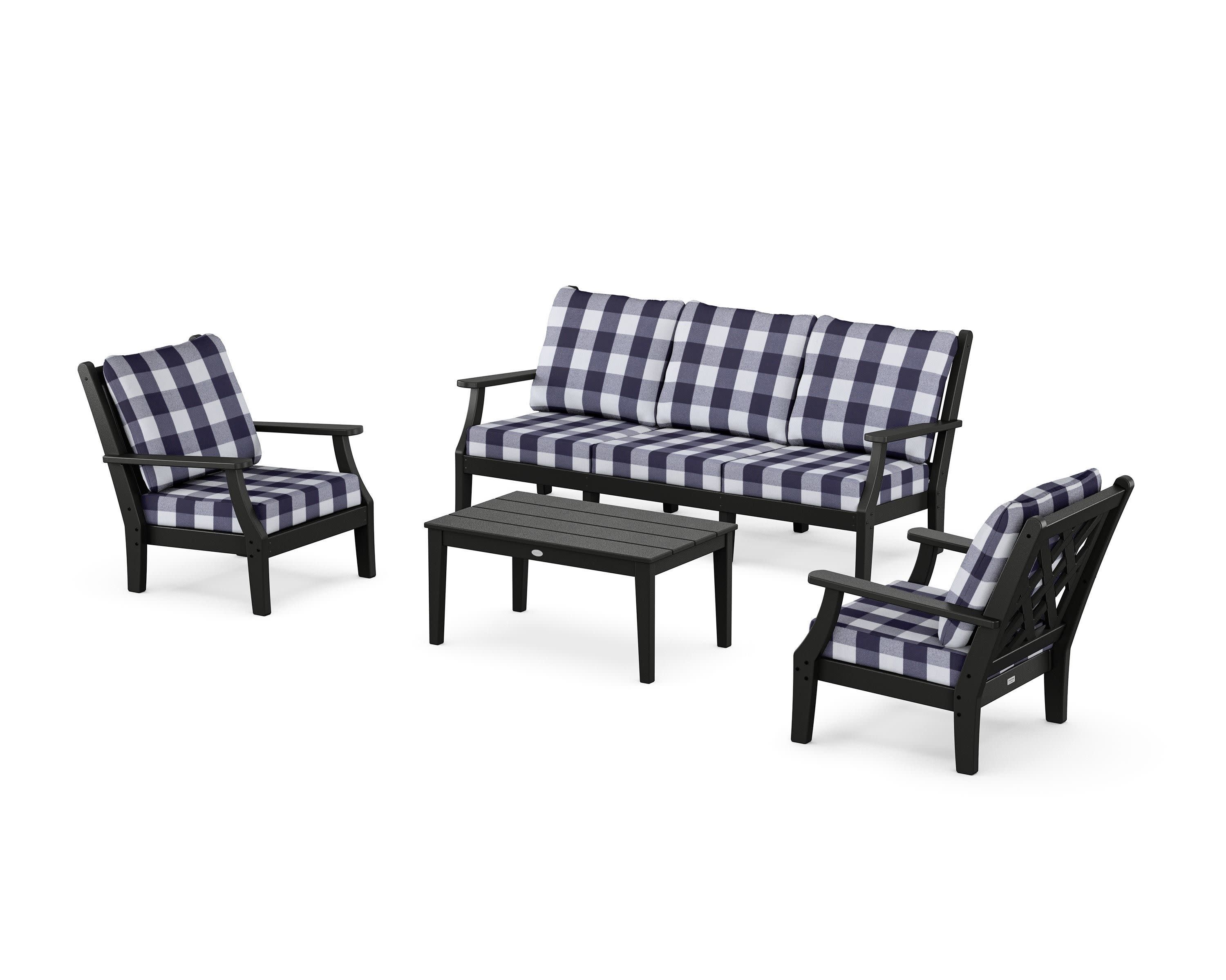 Wovendale 4-Piece Deep Seating Set with Sofa - Image 140