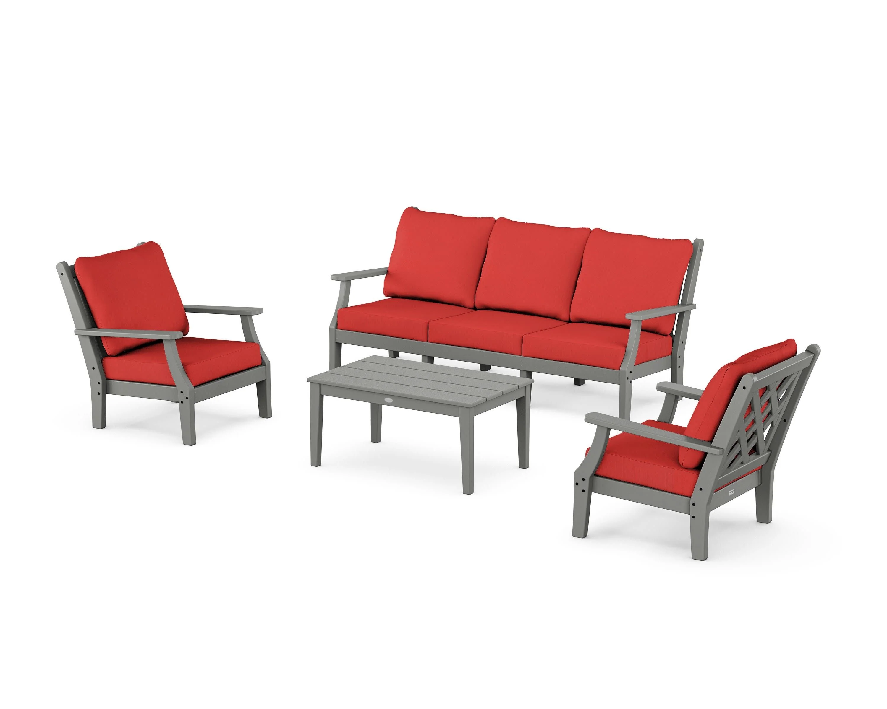 Wovendale 4-Piece Deep Seating Set with Sofa - Image 3