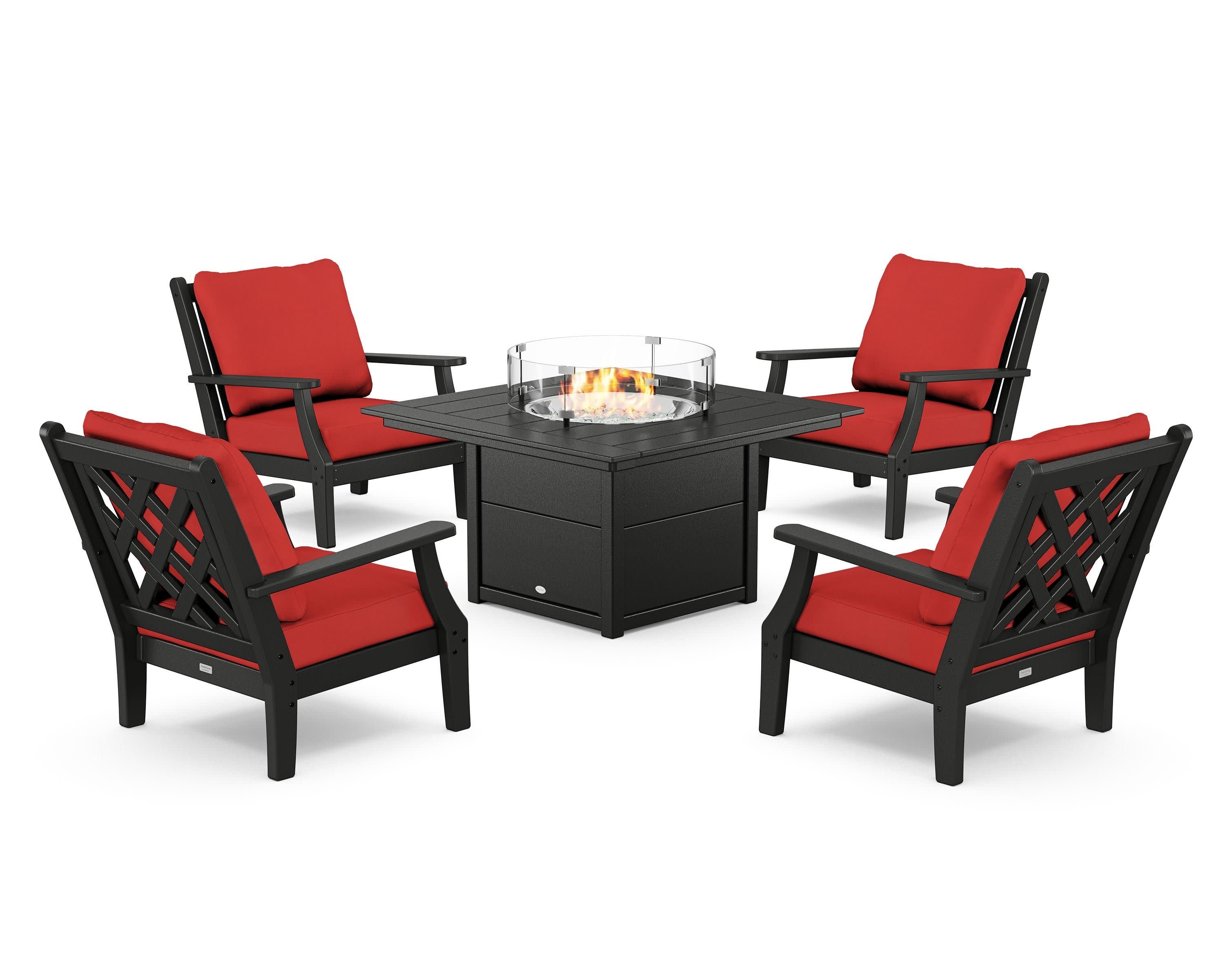 Wovendale 5-Piece Deep Seating Set with Fire Pit Table - Image 181