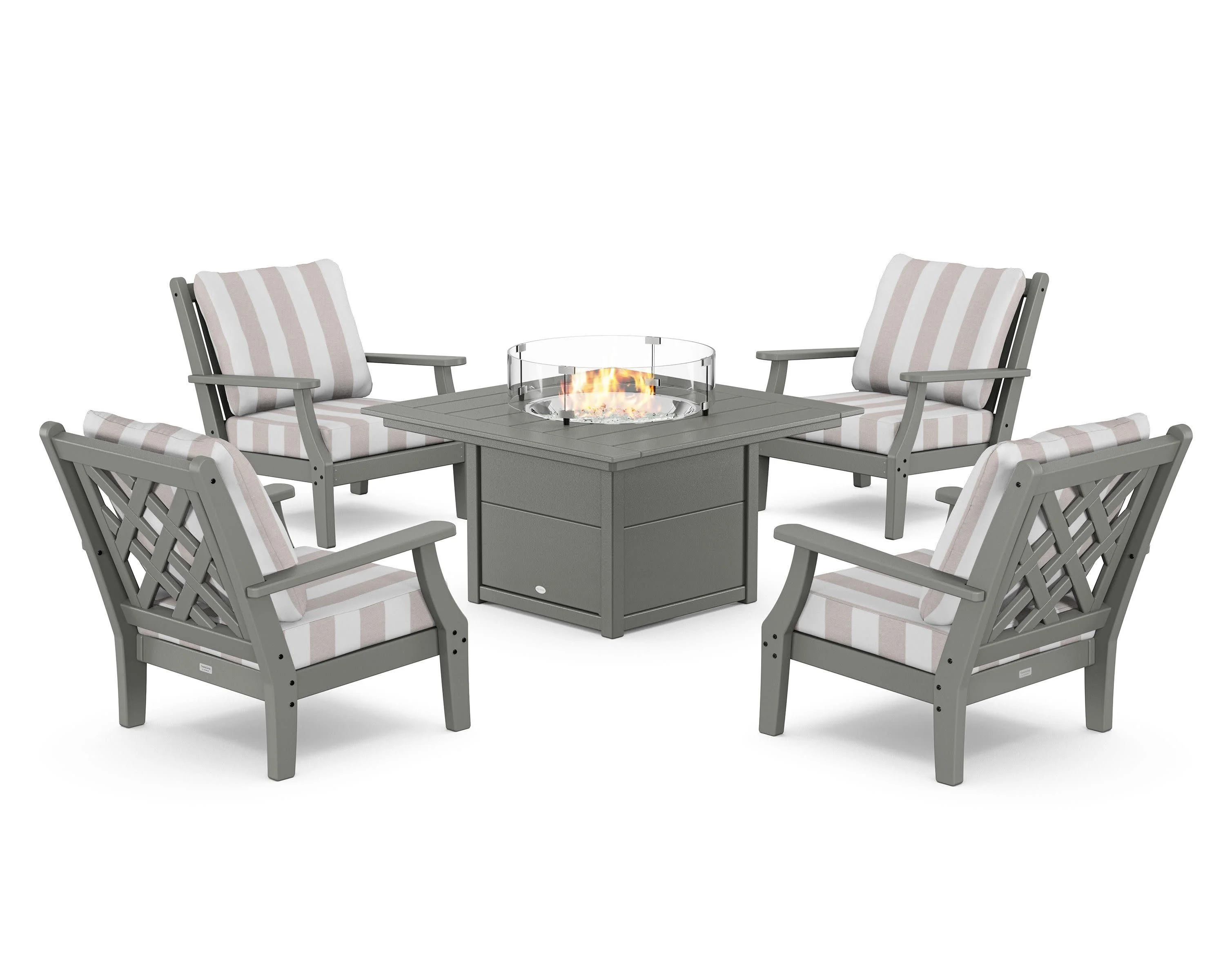 Wovendale 5-Piece Deep Seating Set with Fire Pit Table - Image 182