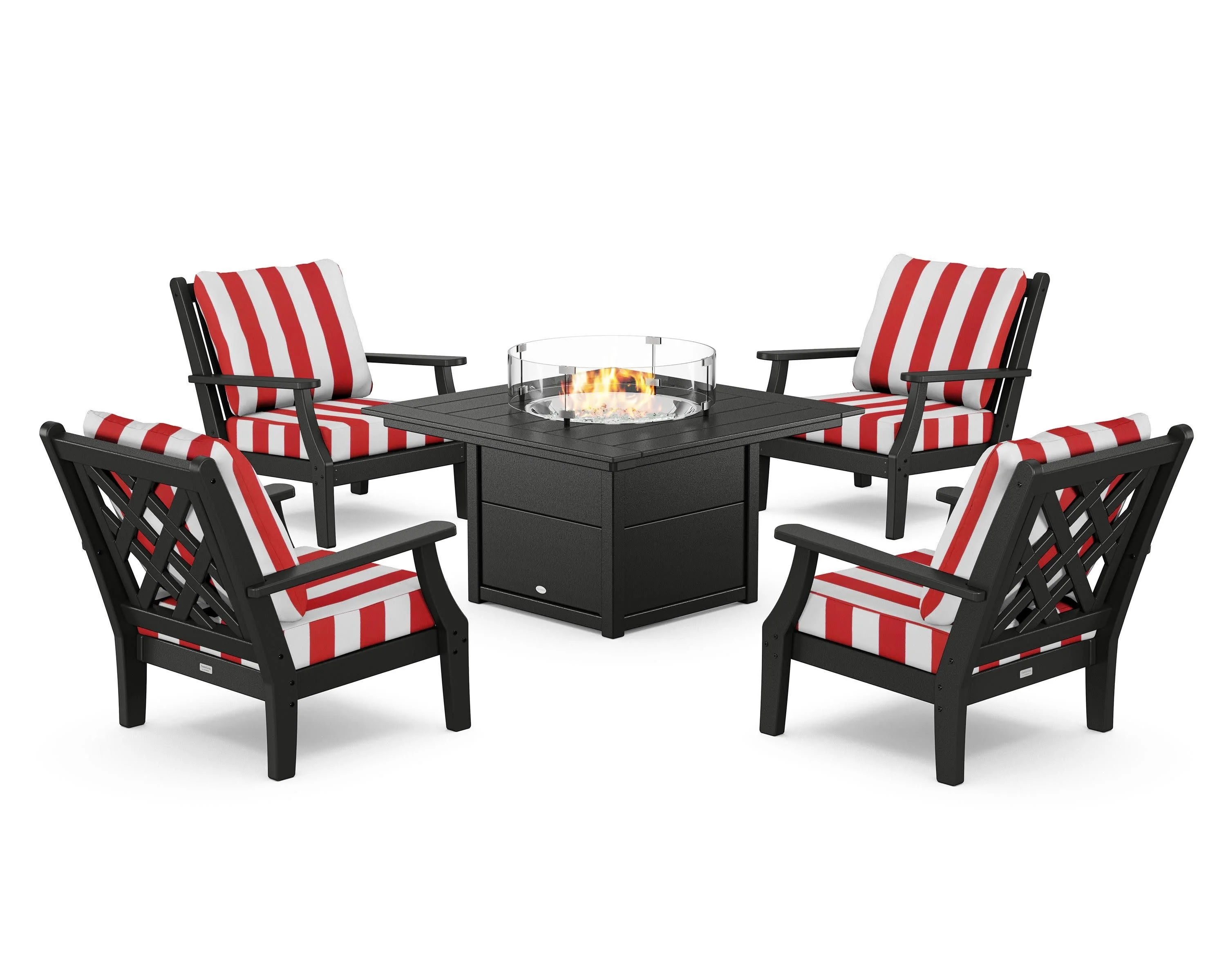 Wovendale 5-Piece Deep Seating Set with Fire Pit Table - Image 200