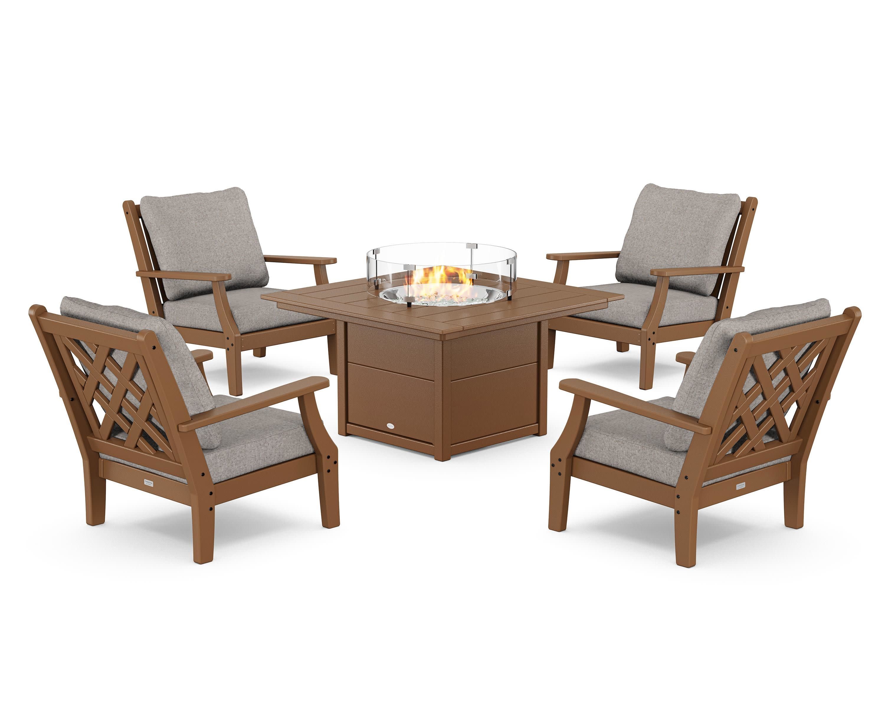 Wovendale 5-Piece Deep Seating Set with Fire Pit Table - Image 202