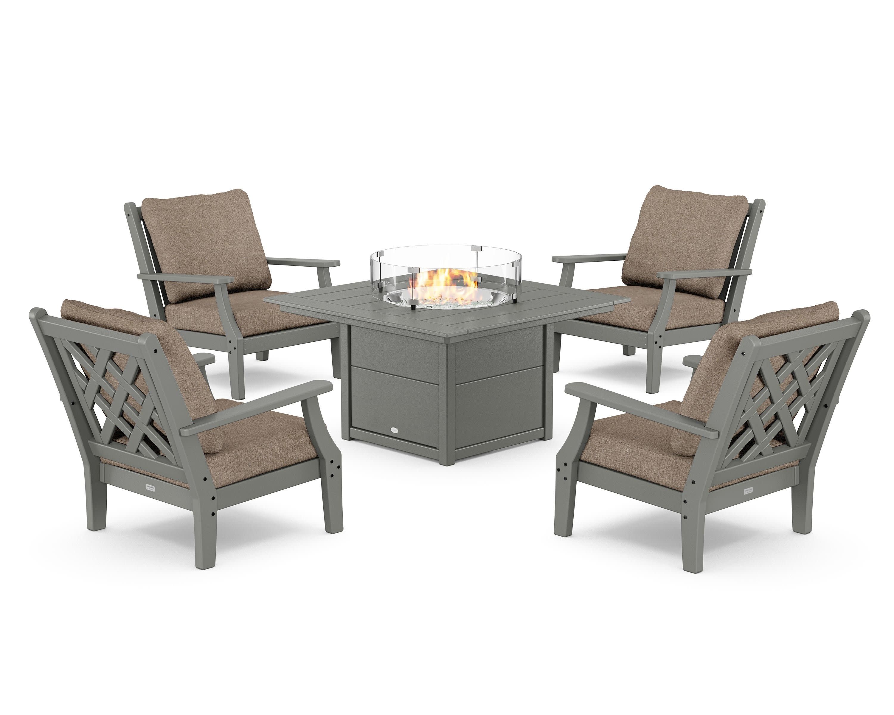 Wovendale 5-Piece Deep Seating Set with Fire Pit Table - Image 205