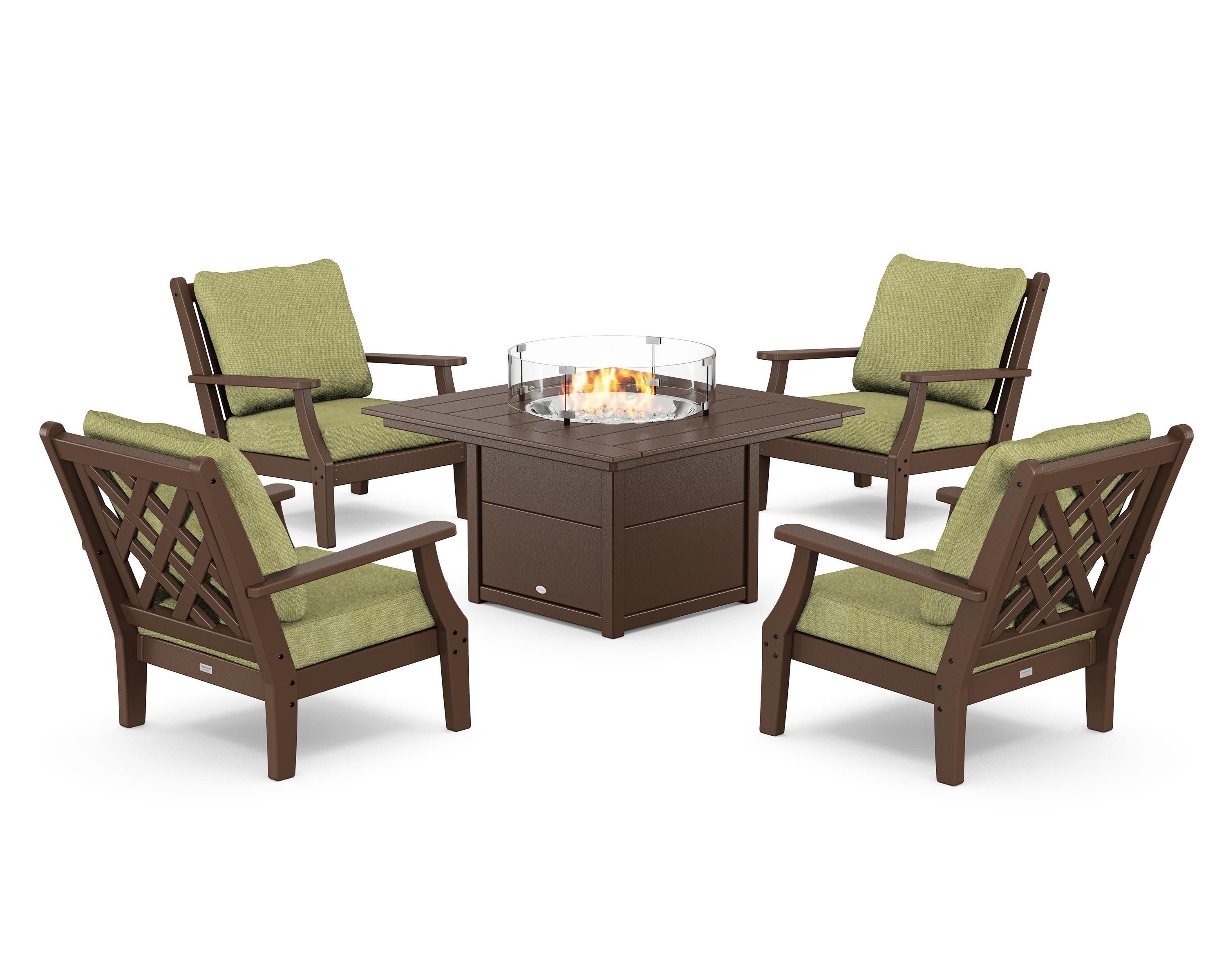 Wovendale 5-Piece Deep Seating Set with Fire Pit Table - Image 33