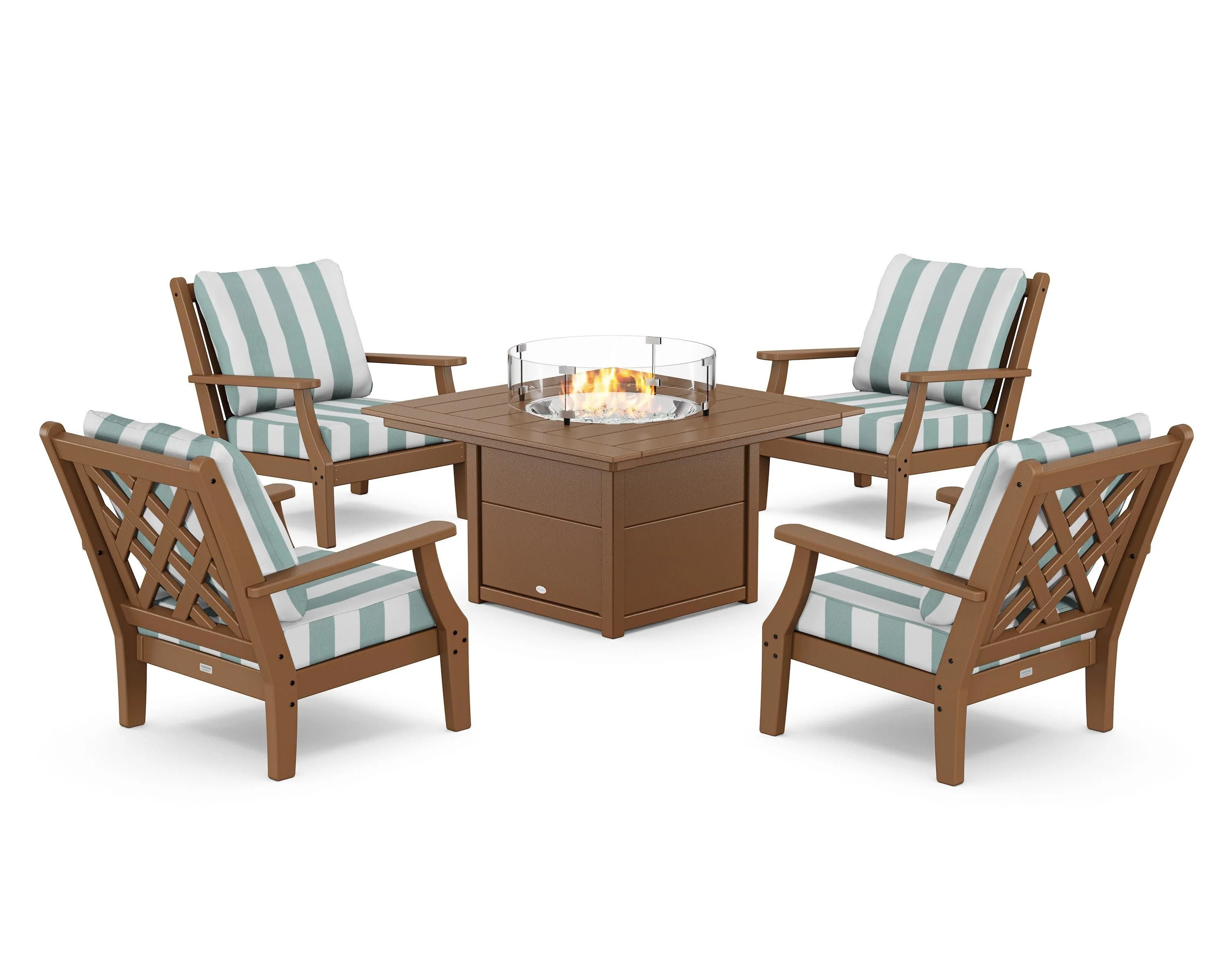 Wovendale 5-Piece Deep Seating Set with Fire Pit Table - Image 35