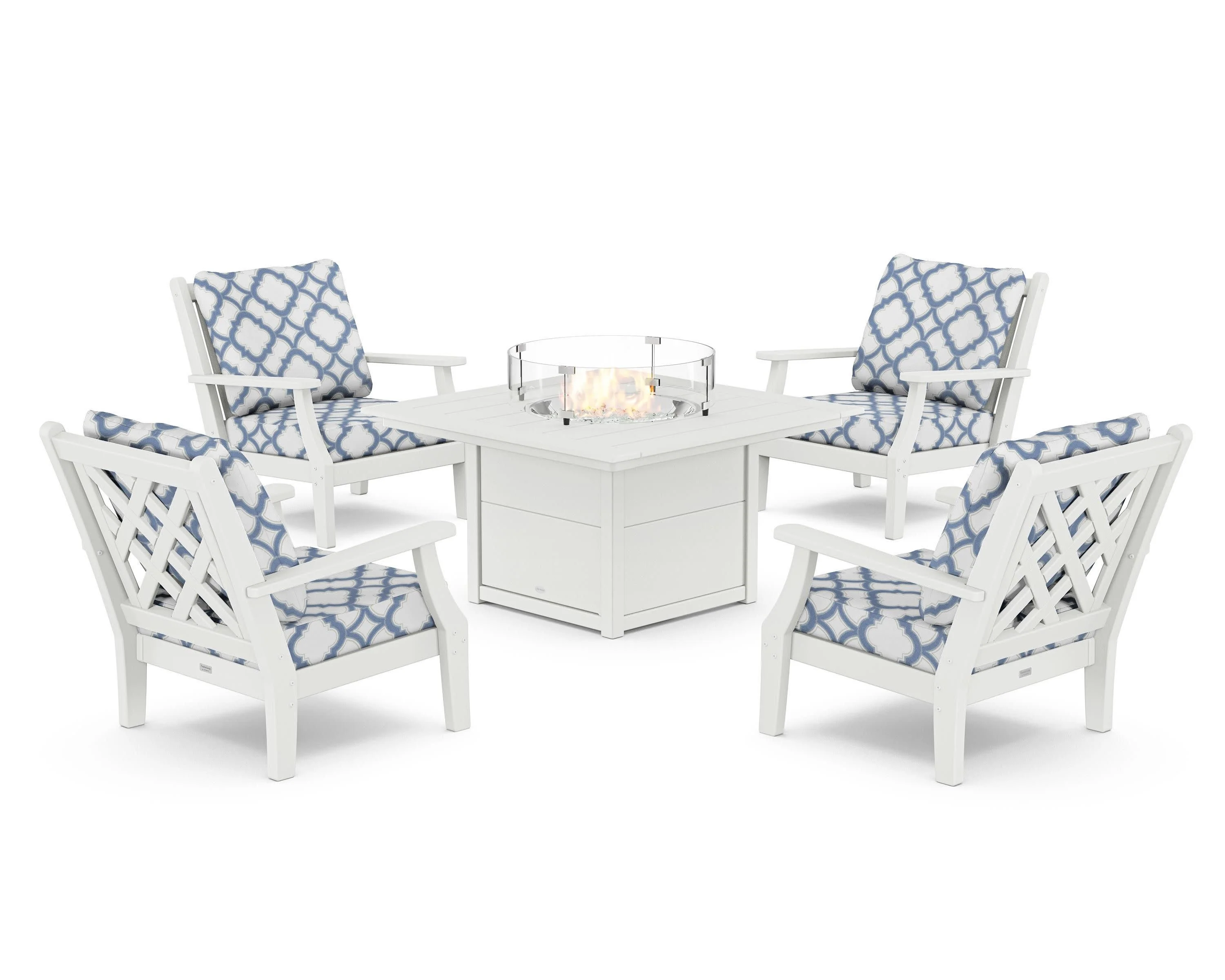 Wovendale 5-Piece Deep Seating Set with Fire Pit Table - Image 40