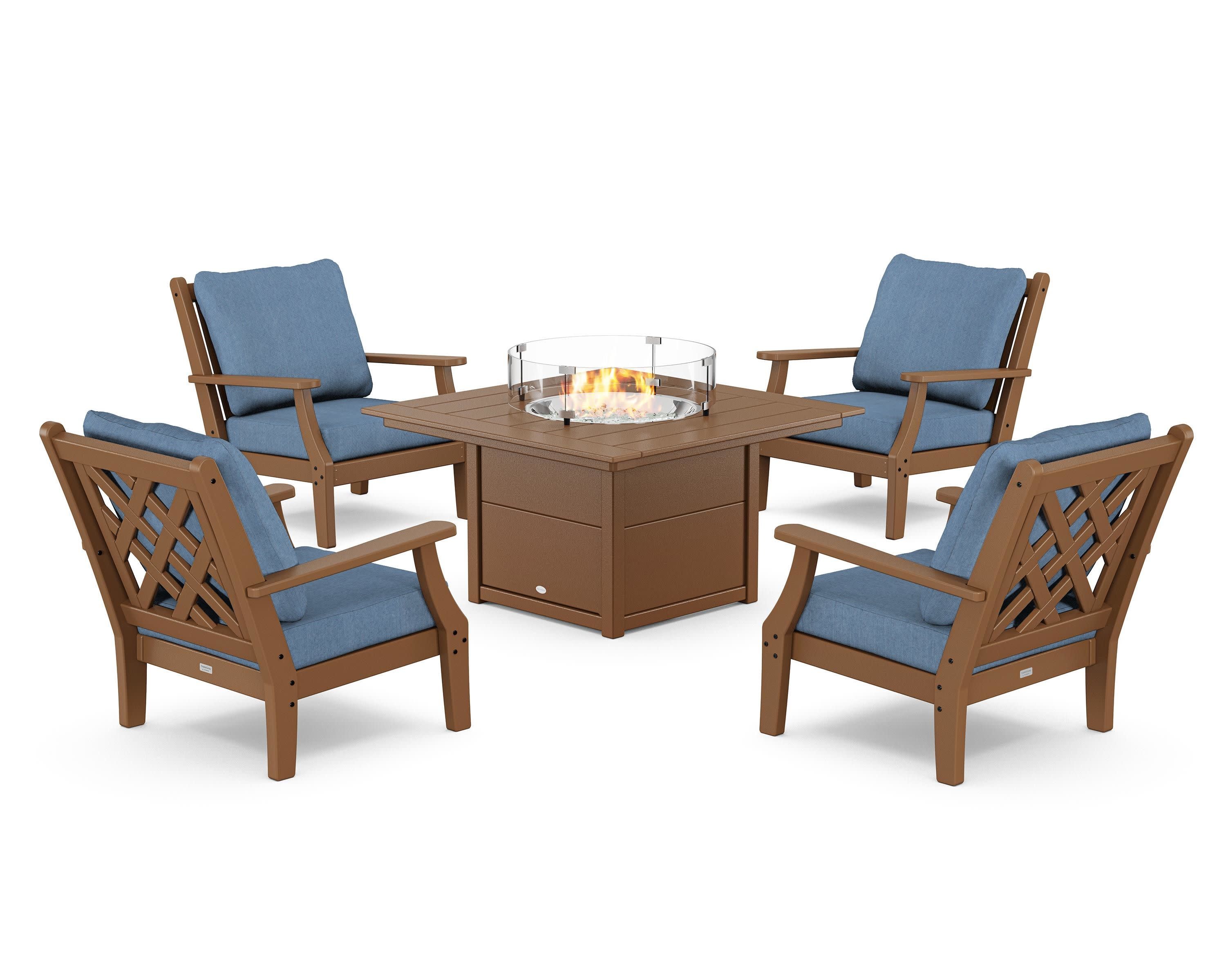 Wovendale 5-Piece Deep Seating Set with Fire Pit Table - Image 47