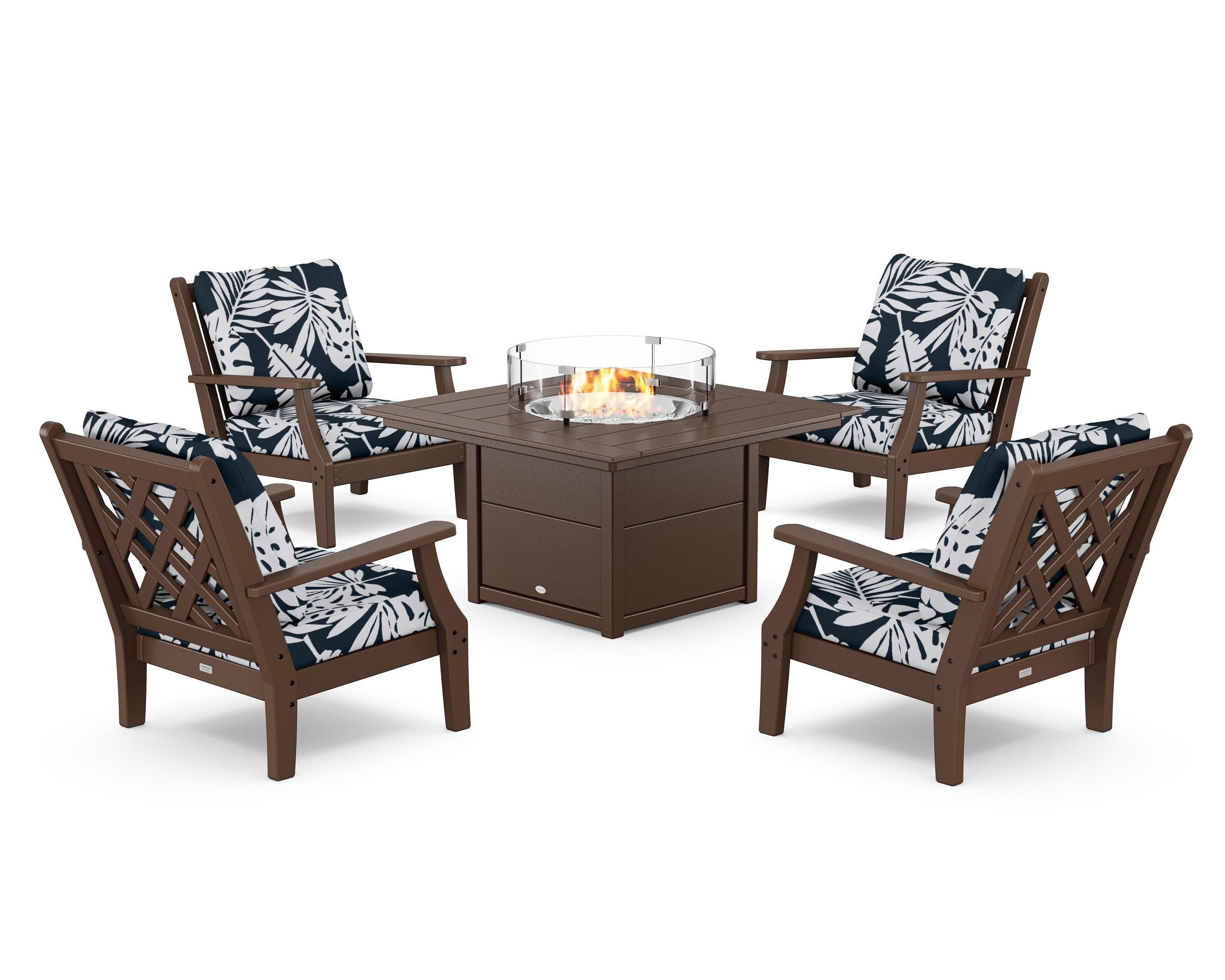 Wovendale 5-Piece Deep Seating Set with Fire Pit Table - Image 49
