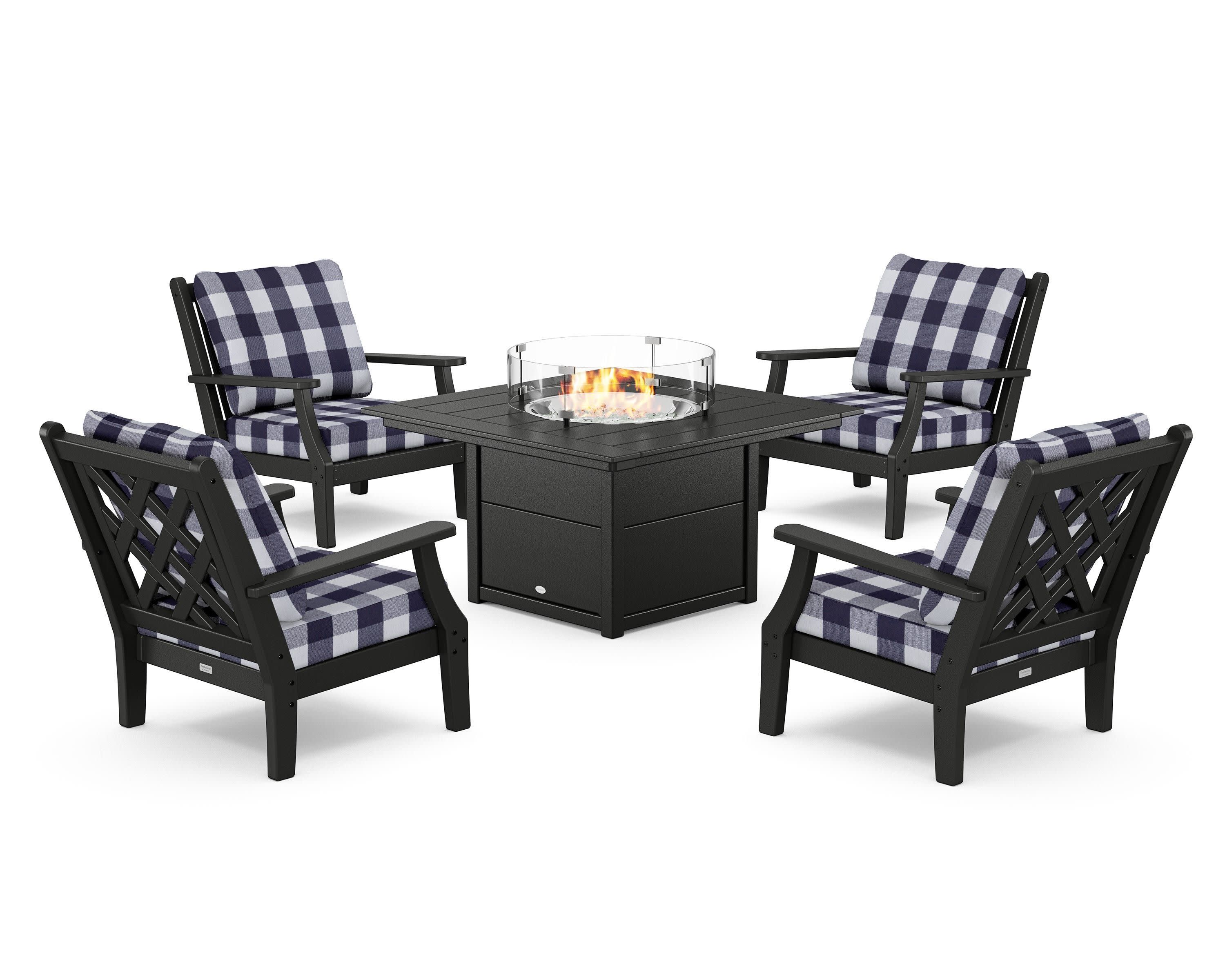 Wovendale 5-Piece Deep Seating Set with Fire Pit Table - Image 51