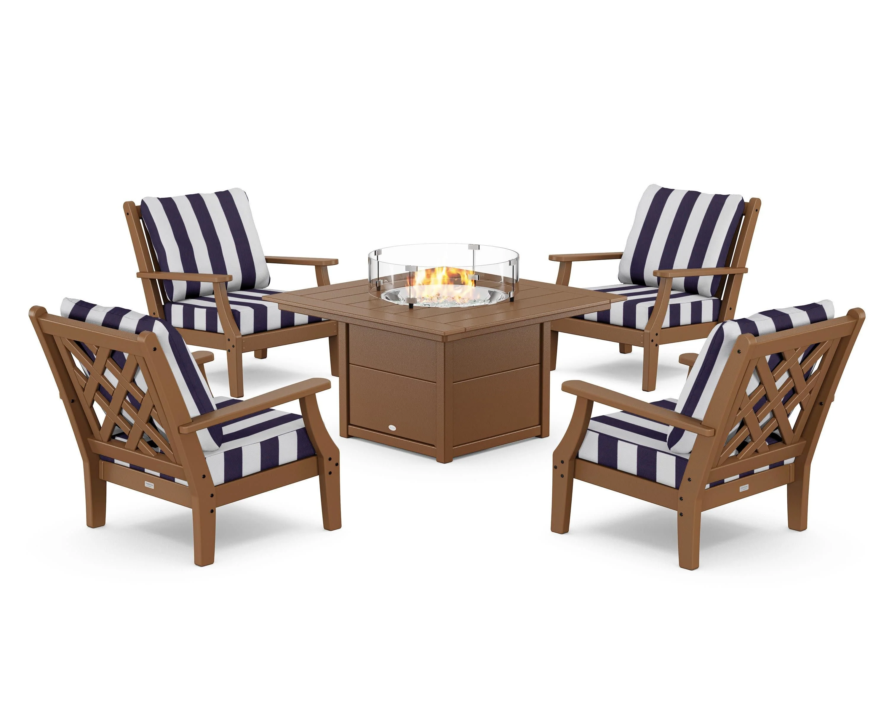 Wovendale 5-Piece Deep Seating Set with Fire Pit Table - Image 63