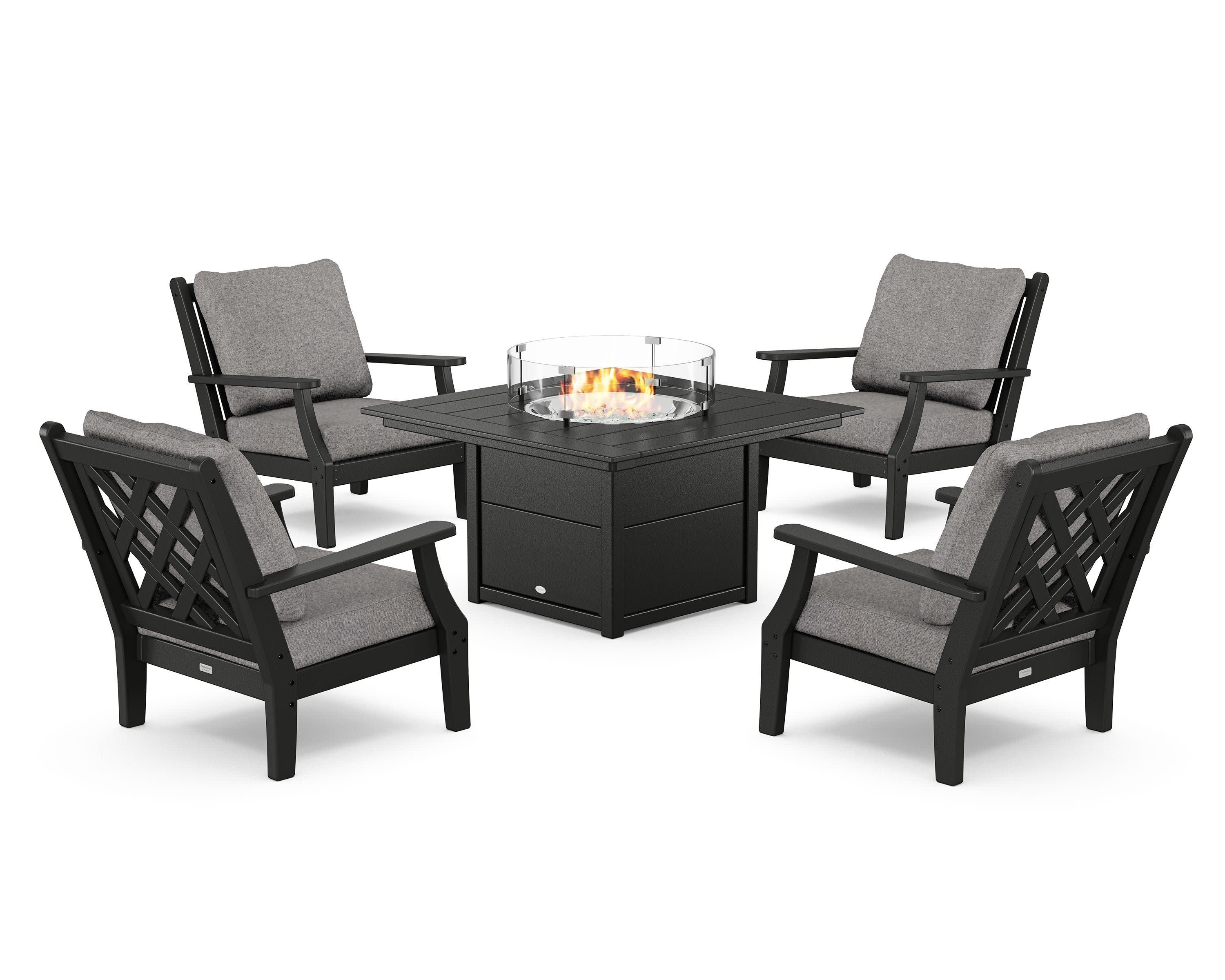 Wovendale 5-Piece Deep Seating Set with Fire Pit Table - Image 70