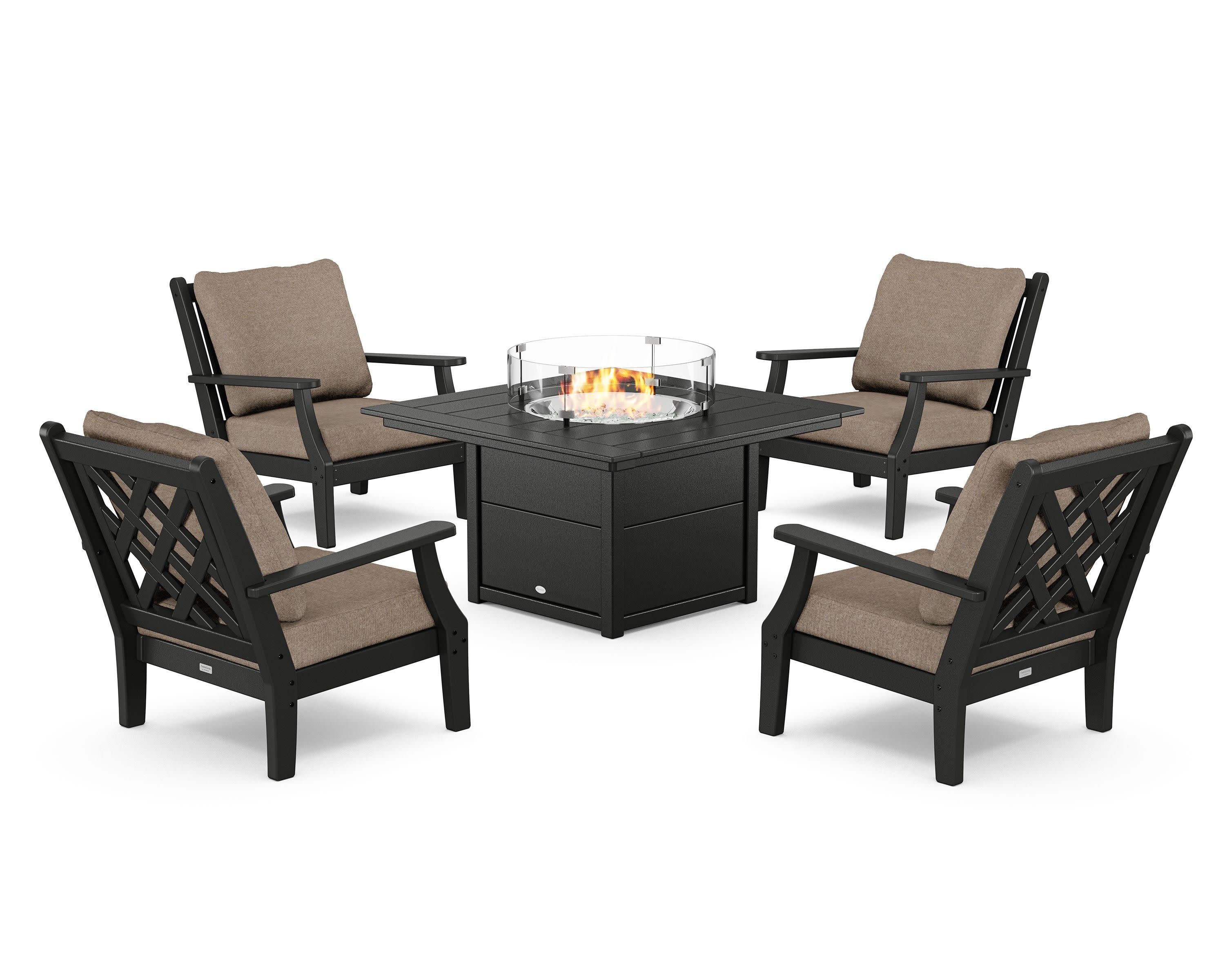 Wovendale 5-Piece Deep Seating Set with Fire Pit Table - Image 80