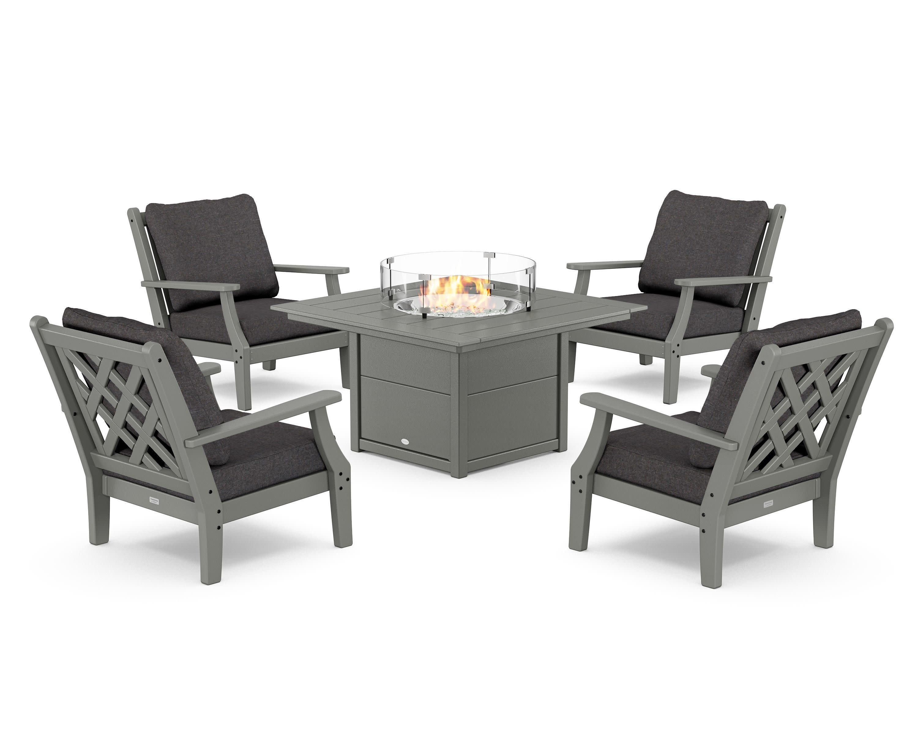 Wovendale 5-Piece Deep Seating Set with Fire Pit Table - Image 83