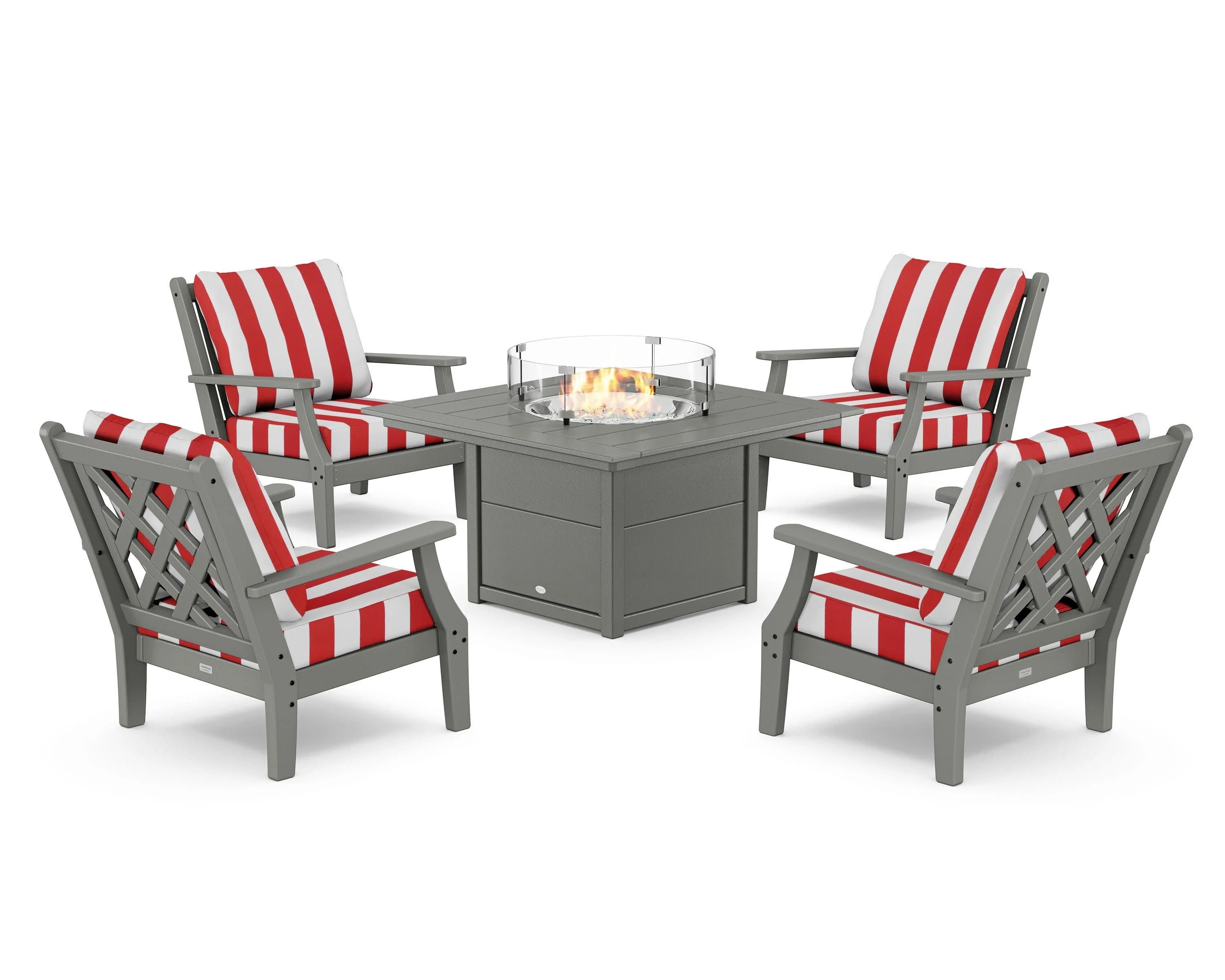 Wovendale 5-Piece Deep Seating Set with Fire Pit Table - Image 85