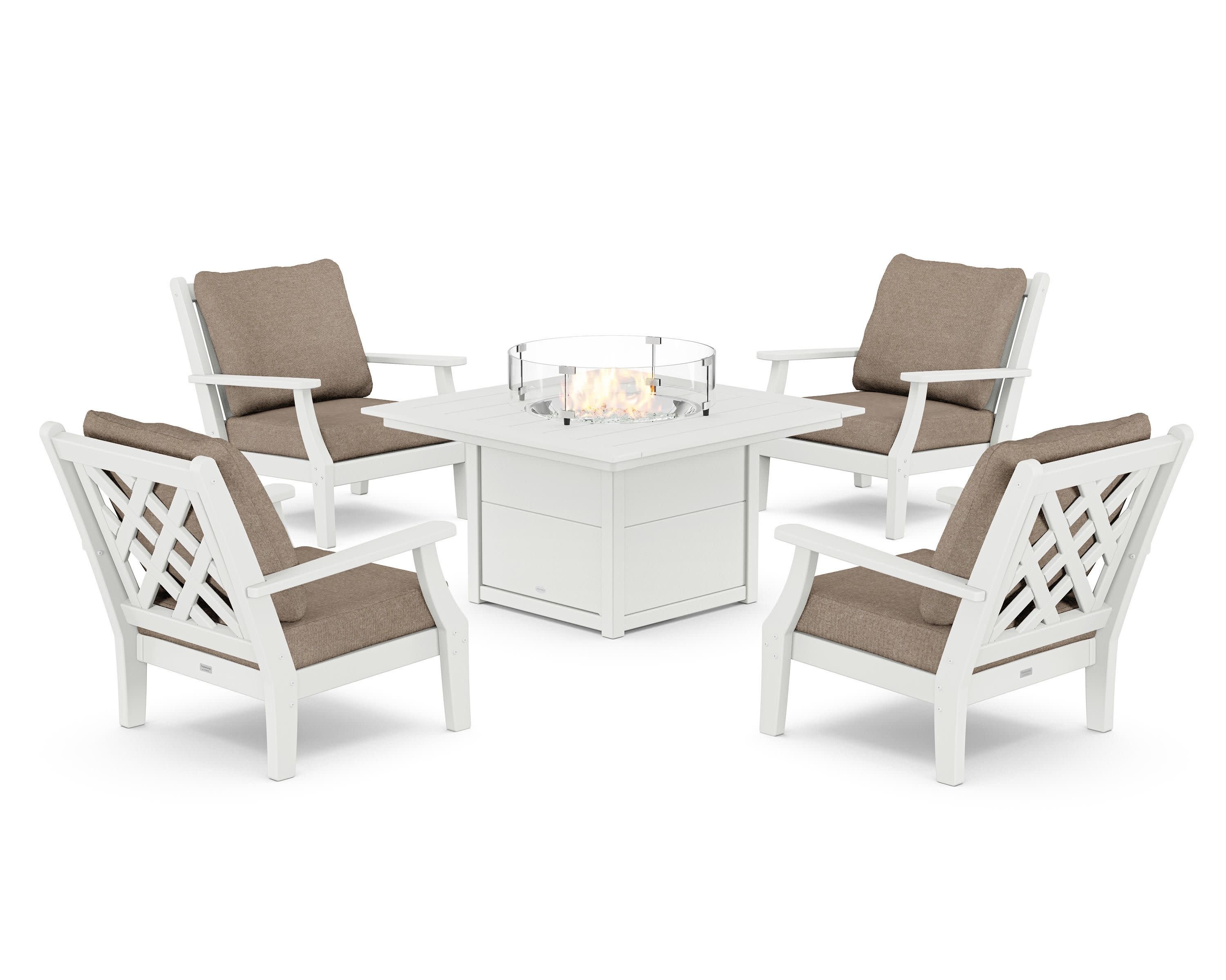 Wovendale 5-Piece Deep Seating Set with Fire Pit Table - Image 91