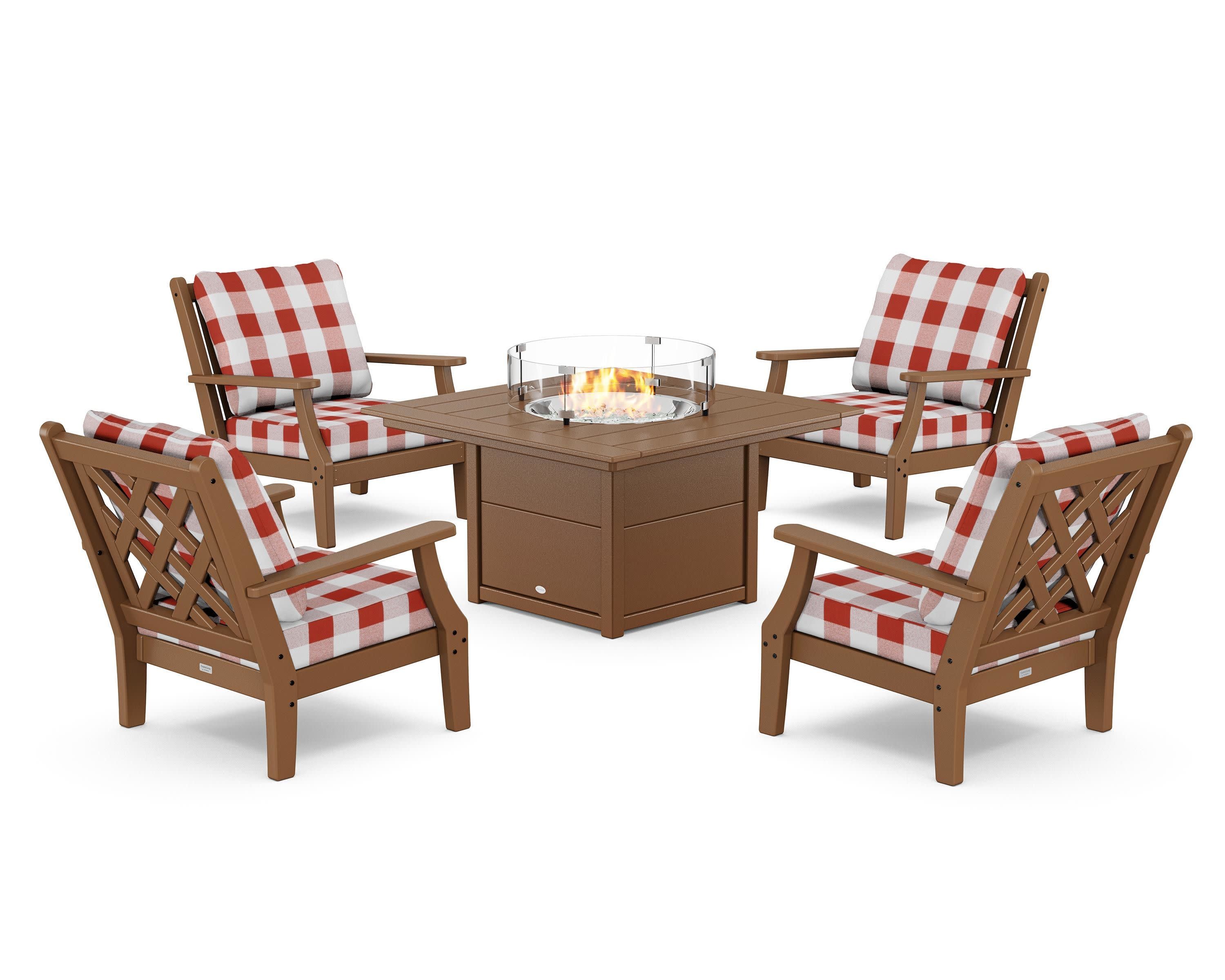 Wovendale 5-Piece Deep Seating Set with Fire Pit Table - Image 99