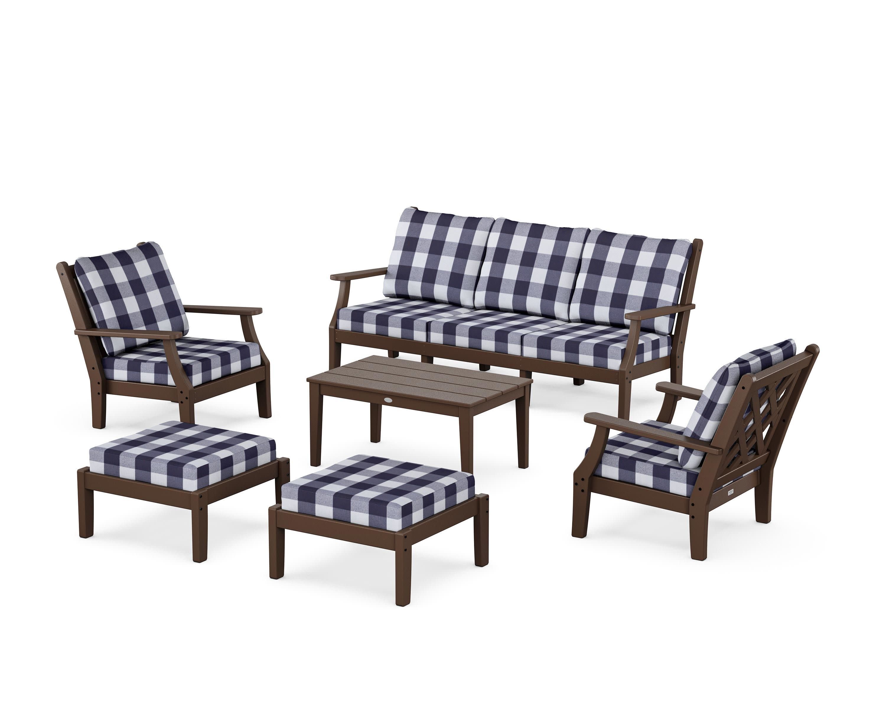 Wovendale 6-Piece Lounge Sofa Set - Image 4