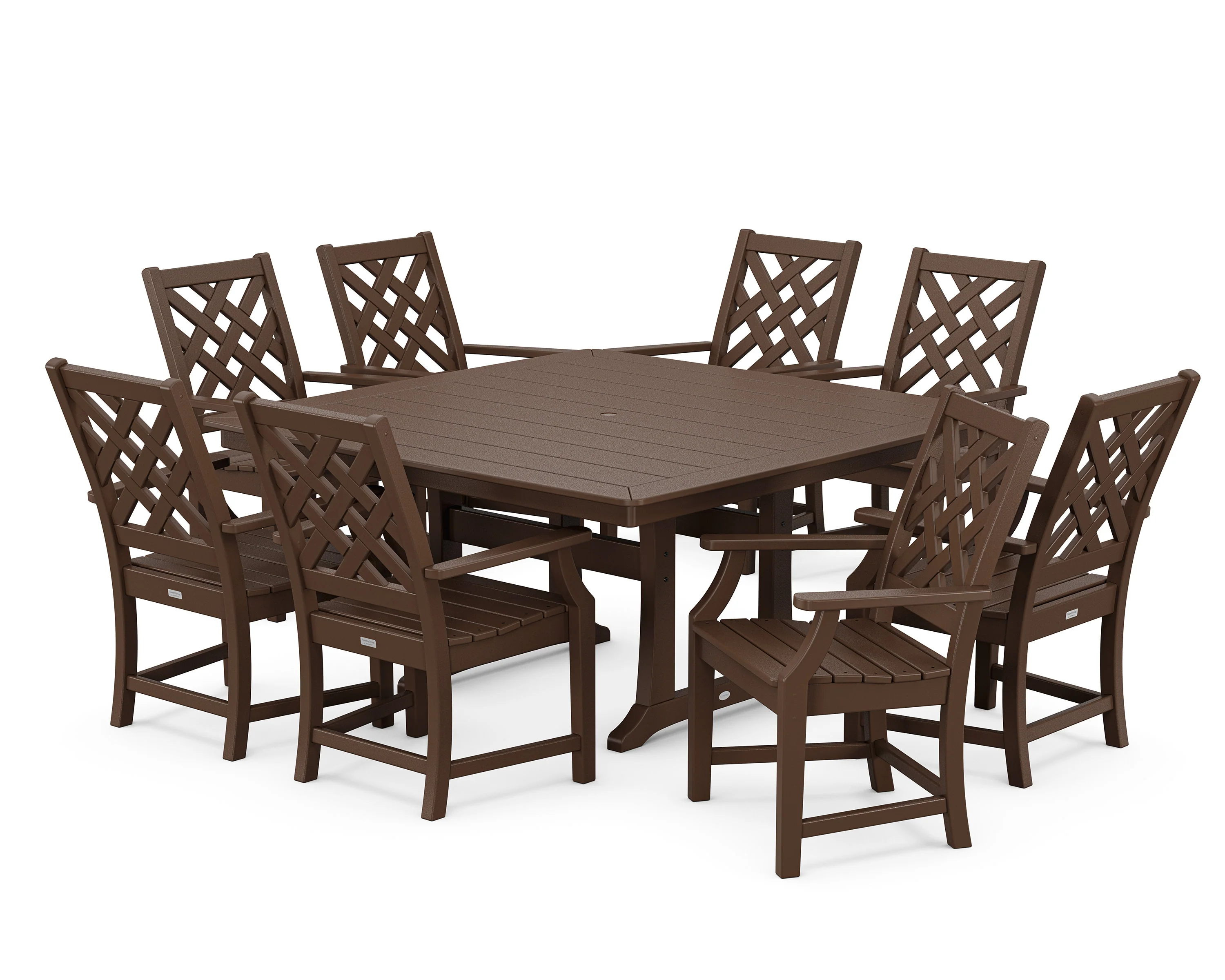 Wovendale 9-Piece Square Dining Set with Trestle Legs - Image 3