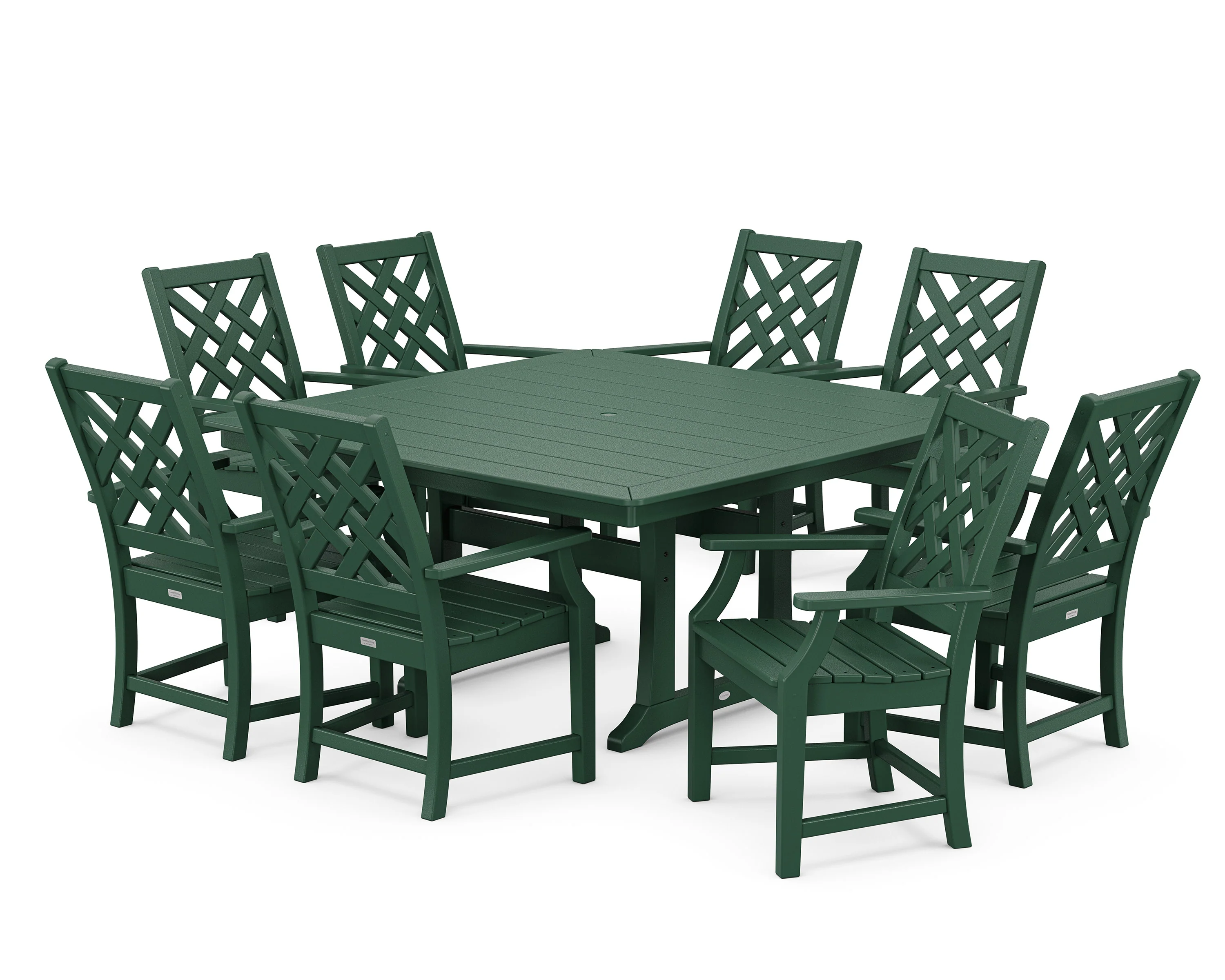 Wovendale 9-Piece Square Dining Set with Trestle Legs - Image 4