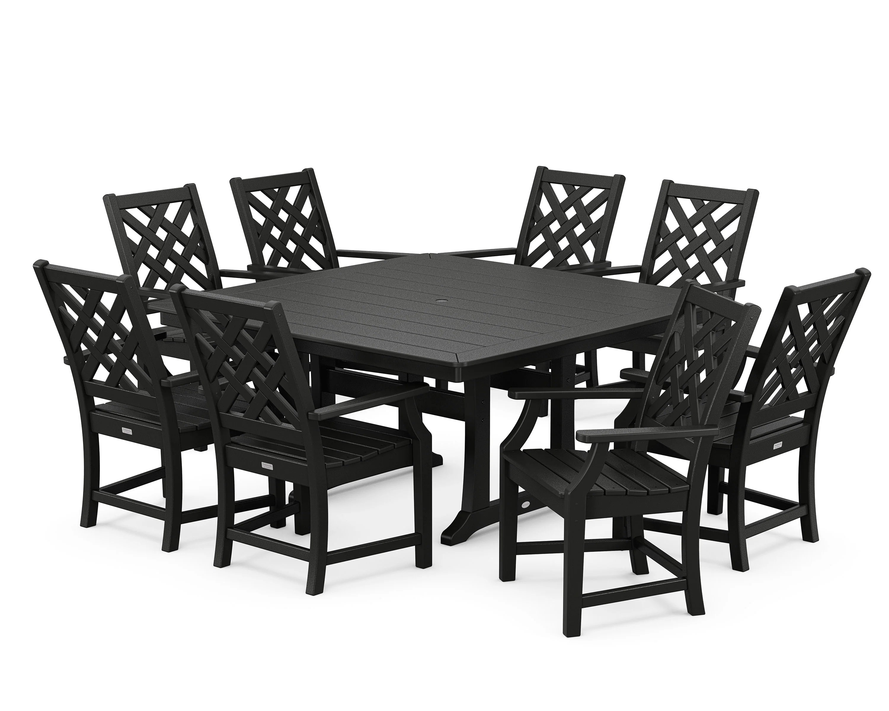 Wovendale 9-Piece Square Dining Set with Trestle Legs - Image 5
