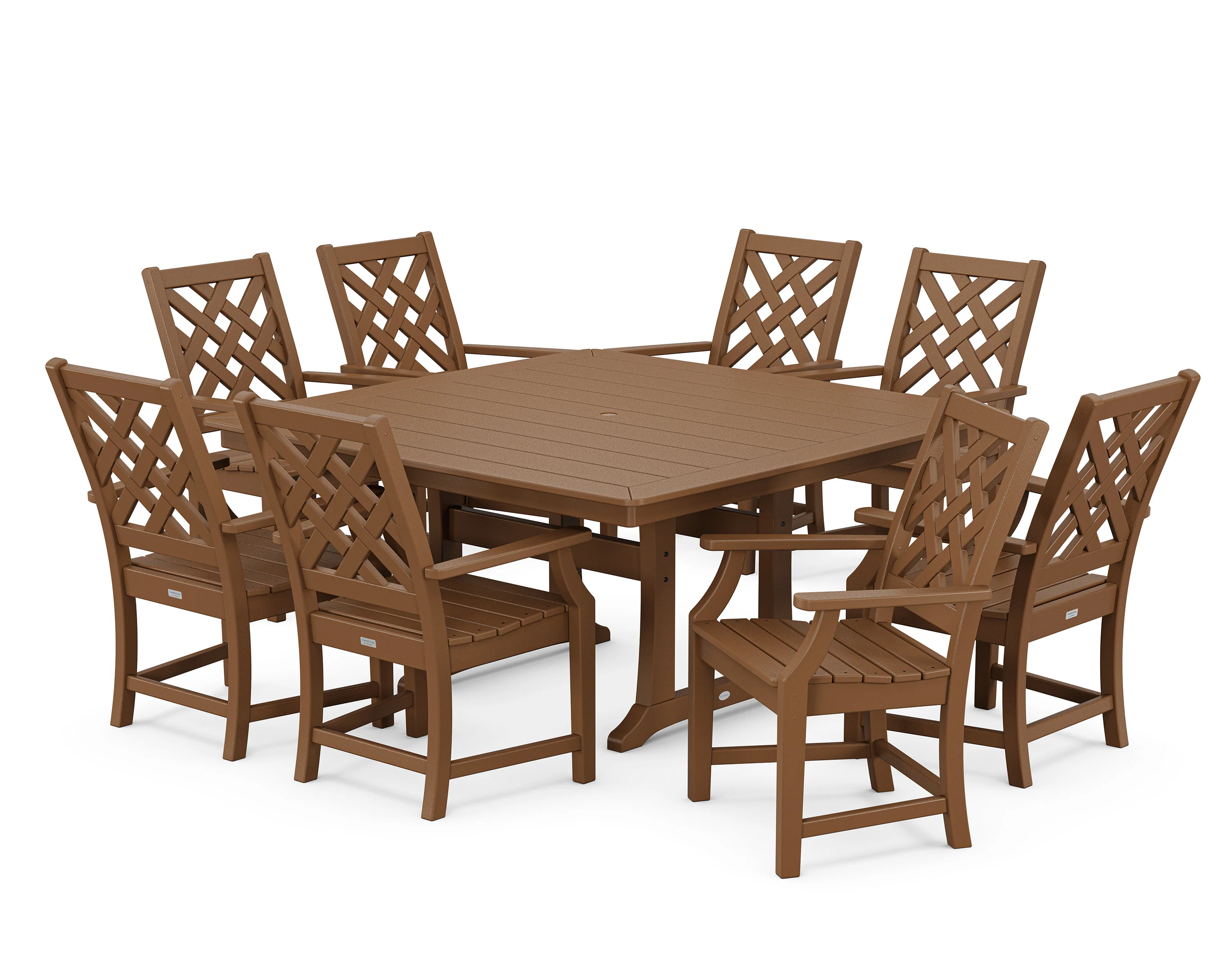 Wovendale 9-Piece Square Dining Set with Trestle Legs - Image 7