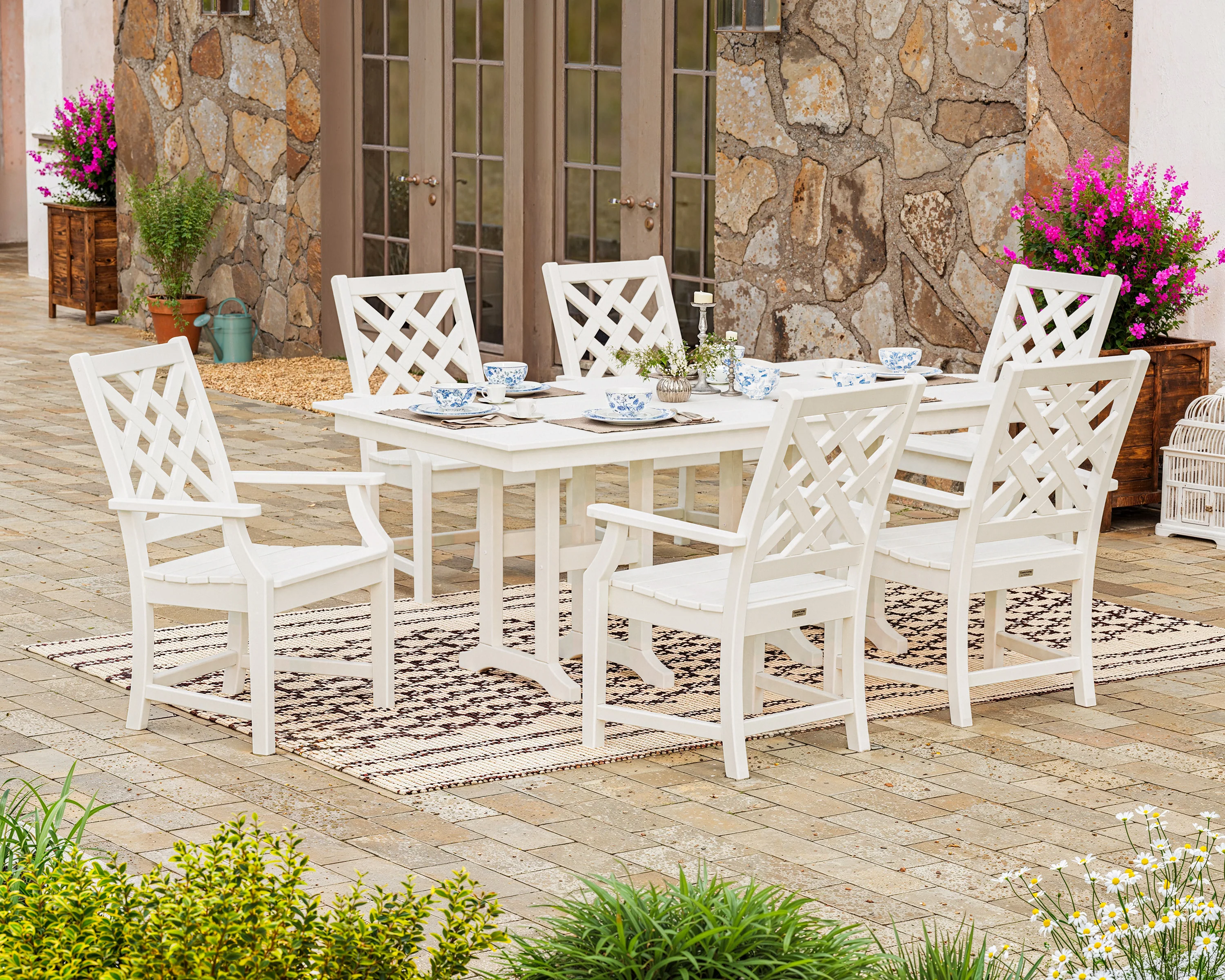 Wovendale Arm Chair 7-Piece Farmhouse Dining Set - Image 3