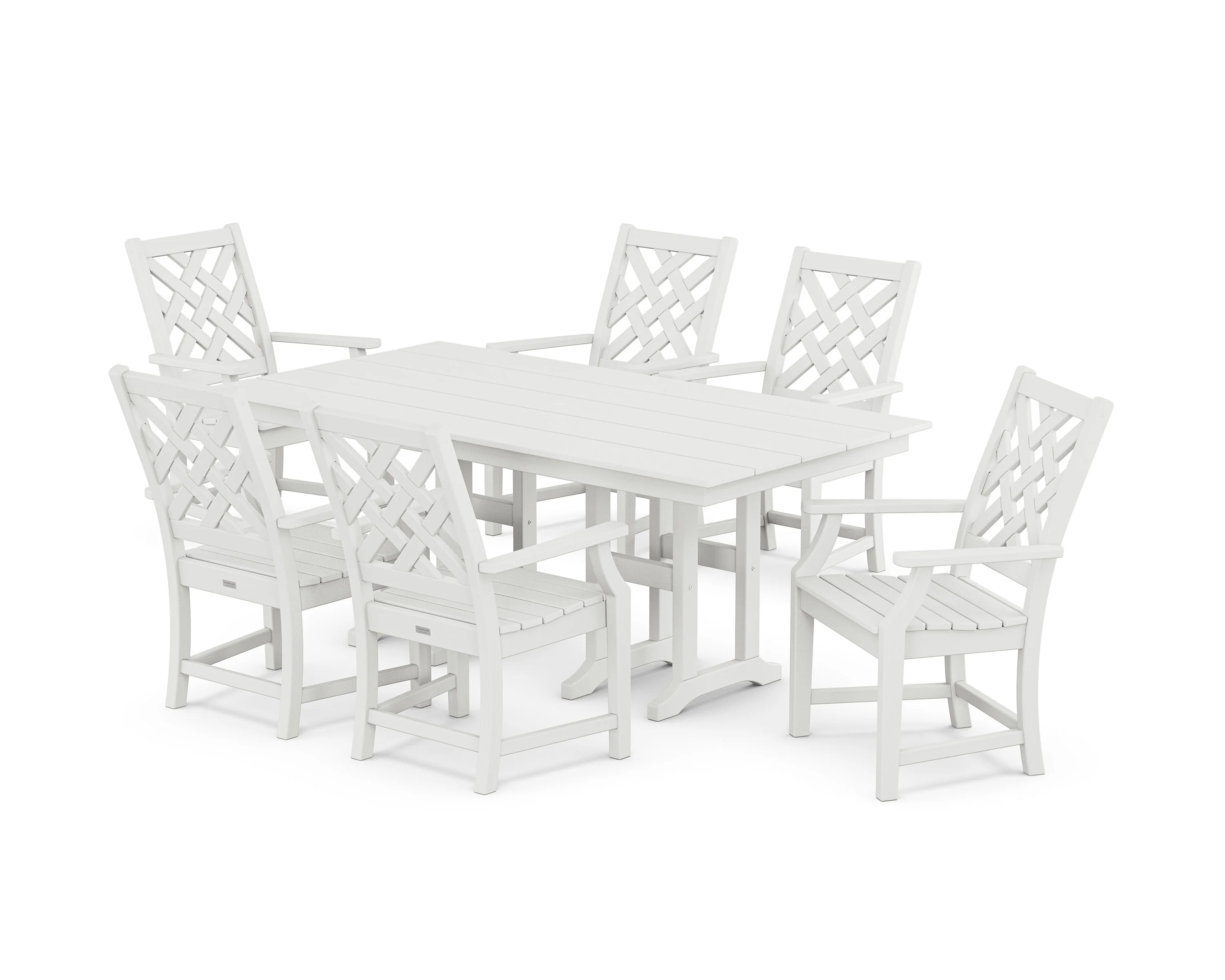 Wovendale Arm Chair 7-Piece Farmhouse Dining Set - Image 4