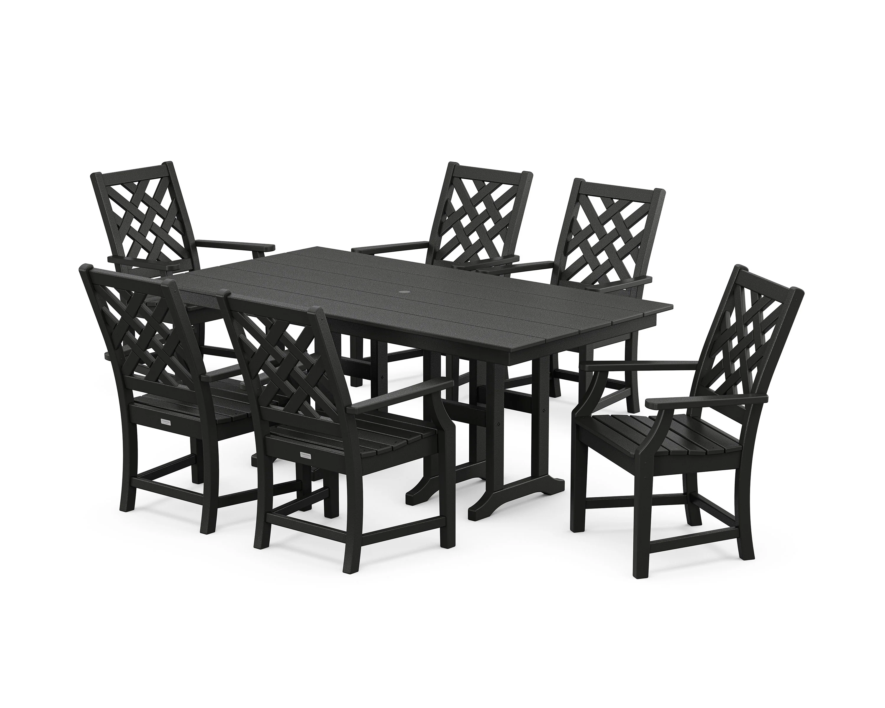Wovendale Arm Chair 7-Piece Farmhouse Dining Set - Image 5