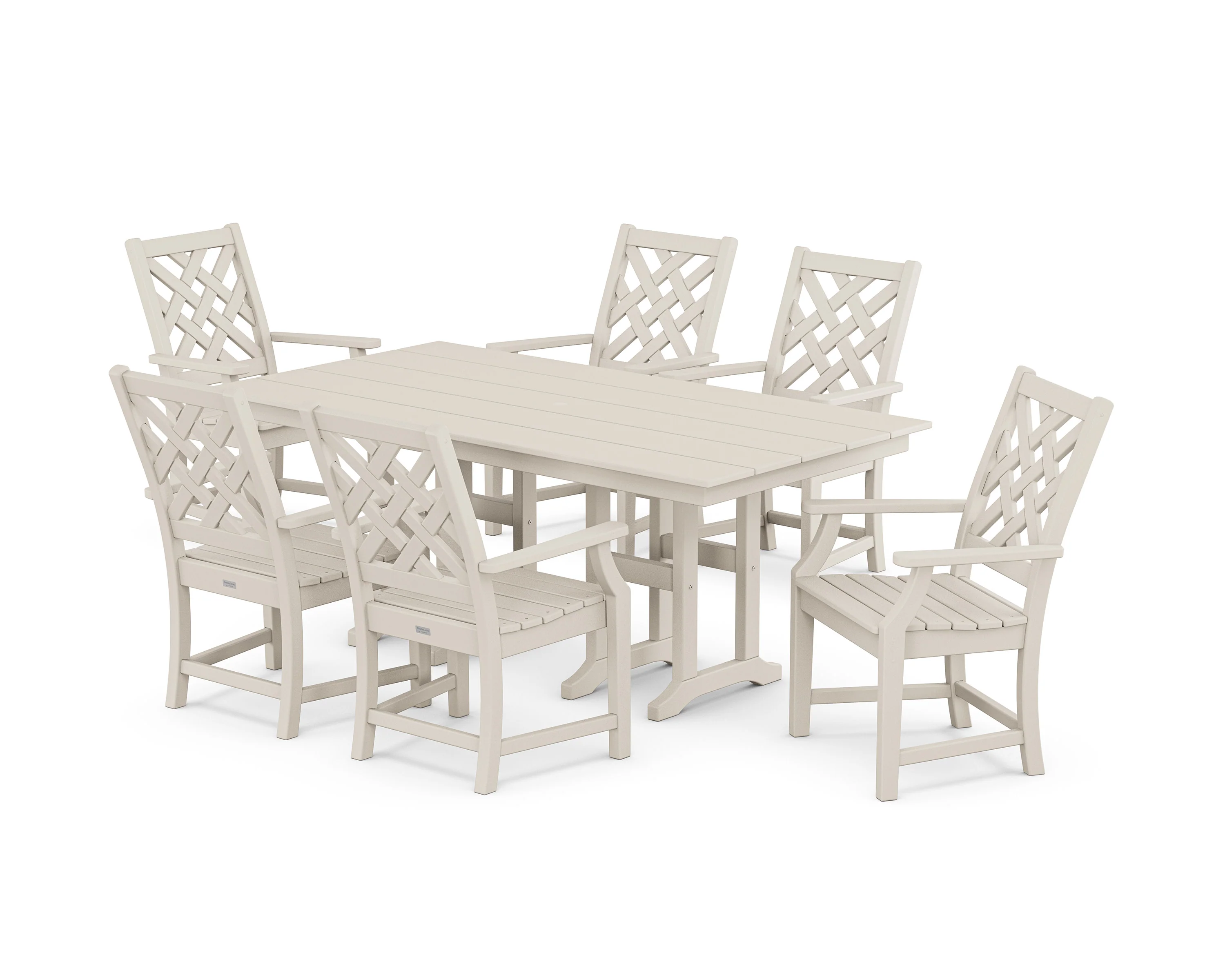 Wovendale Arm Chair 7-Piece Farmhouse Dining Set - Image 6