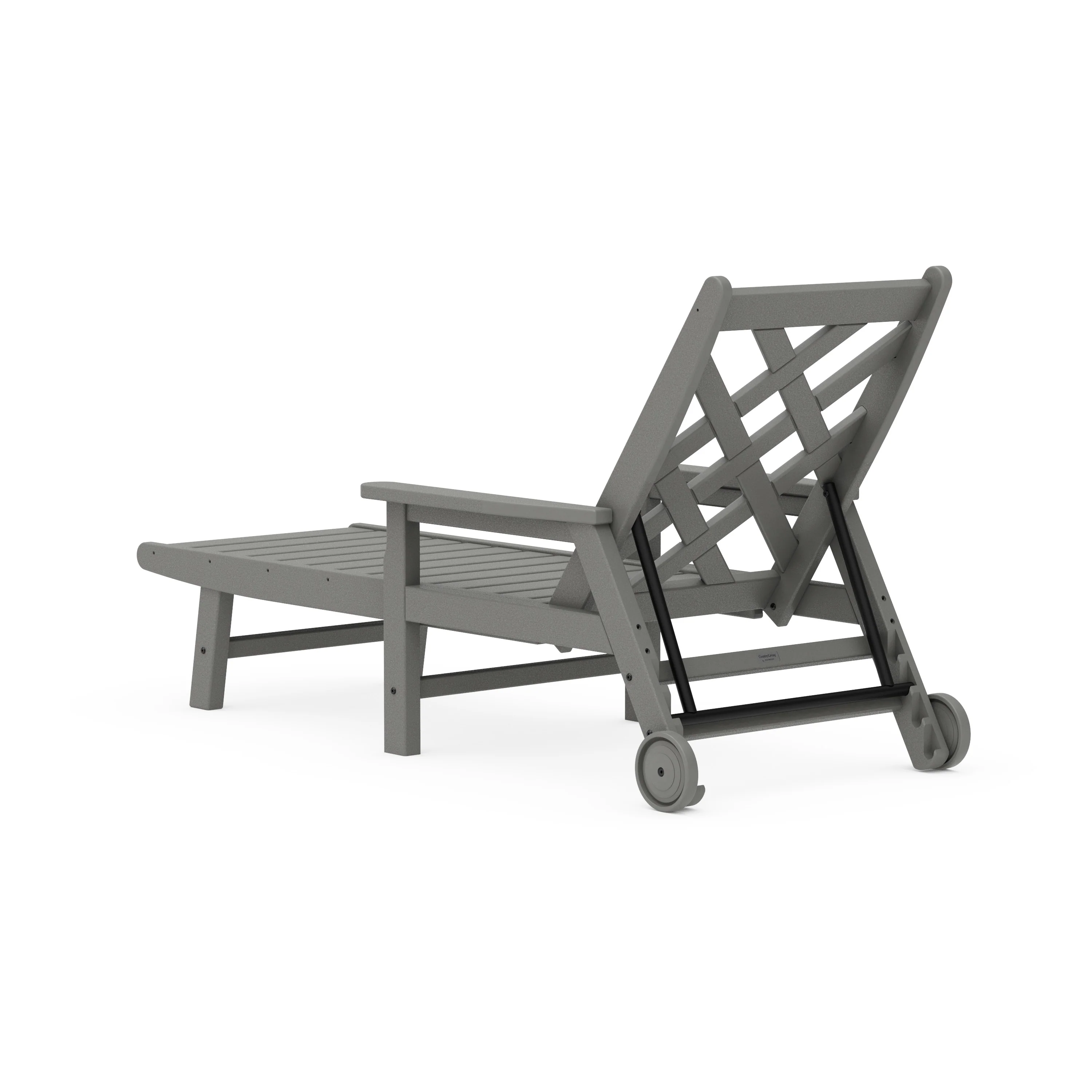 Wovendale Chaise with Arms and Wheels - Image 4