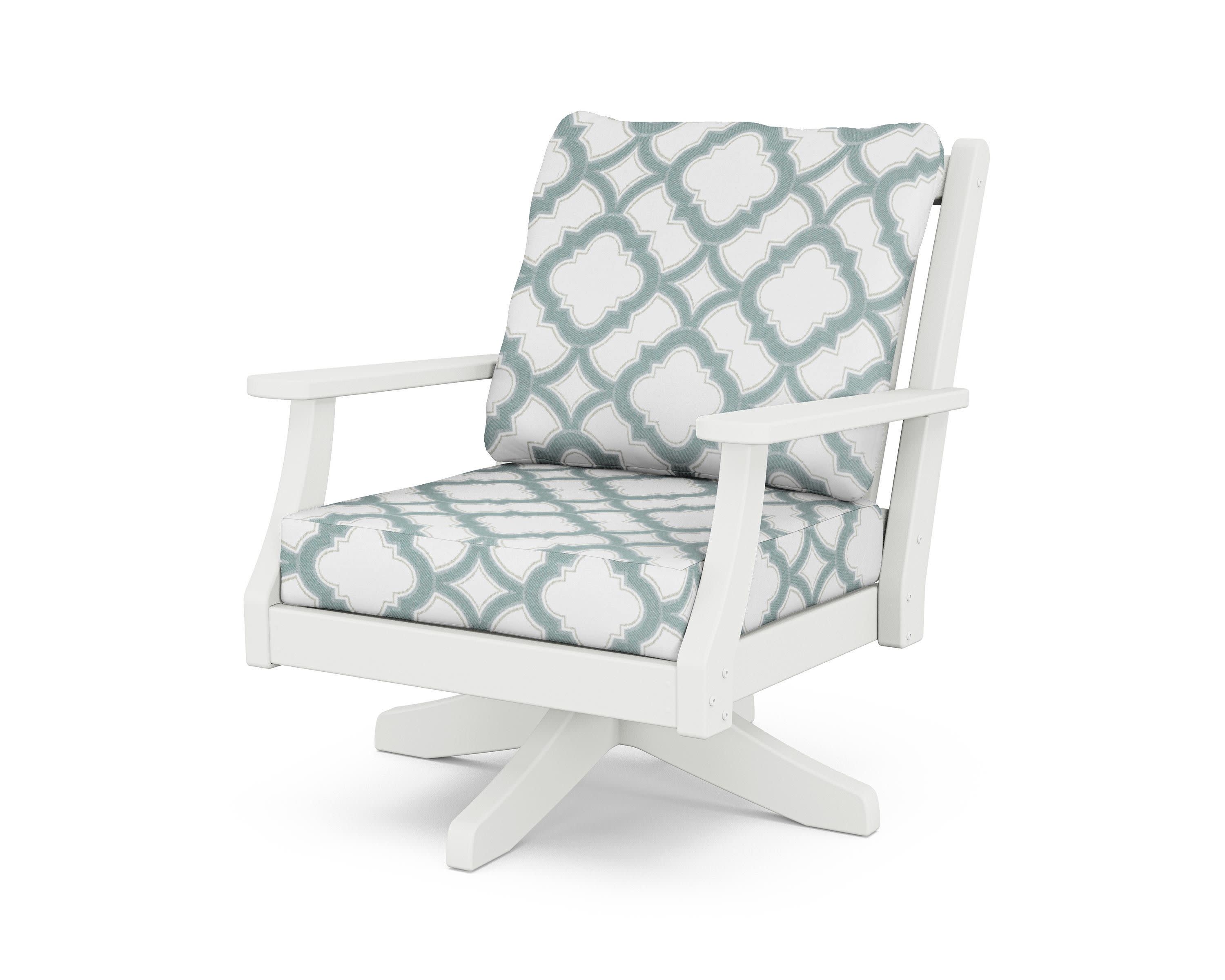 Wovendale Deep Seating Swivel Chair - Image 10