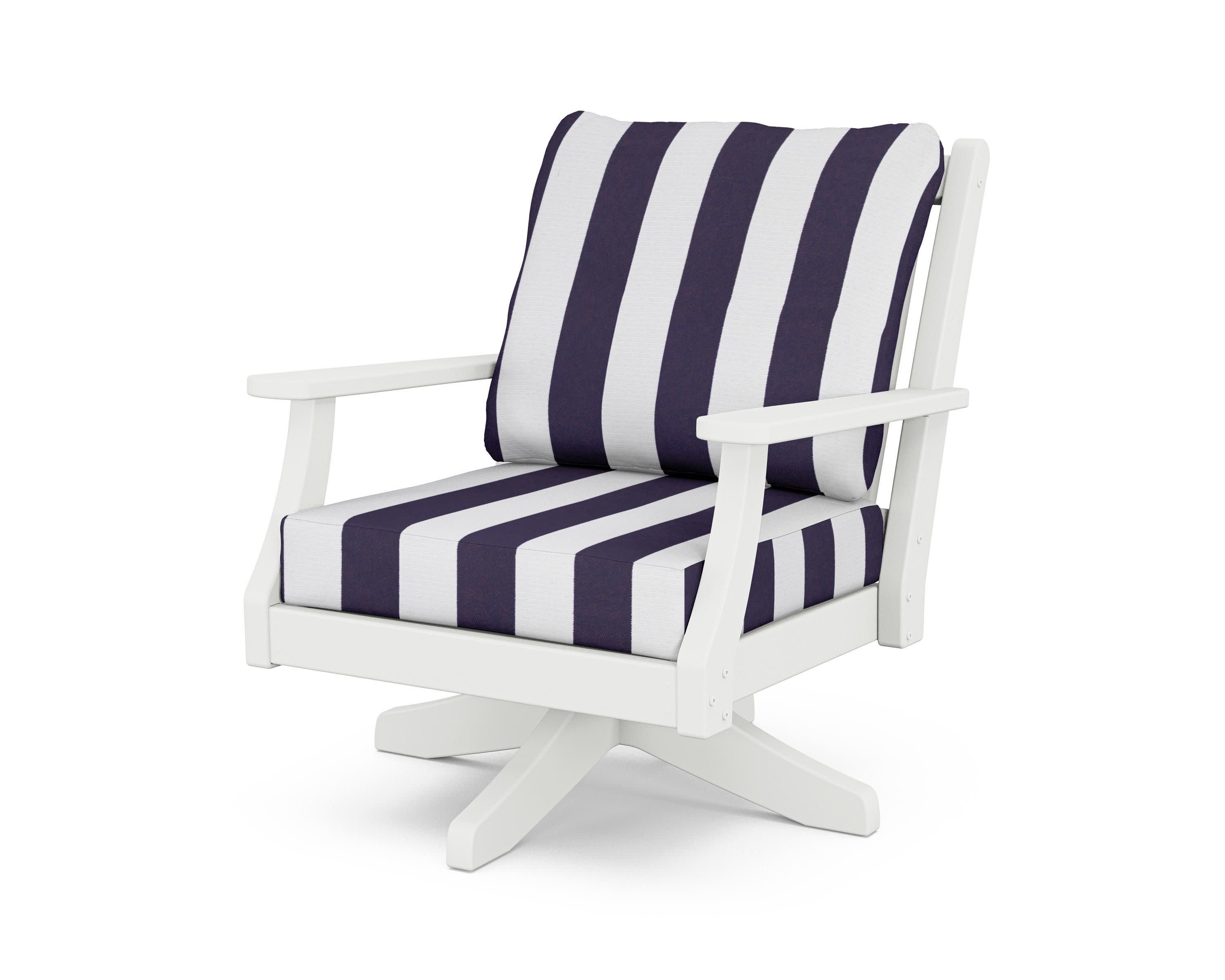 Wovendale Deep Seating Swivel Chair - Image 3